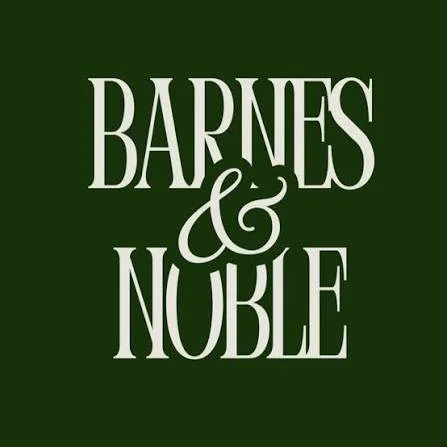 Barnes & Noble logo on a green background.