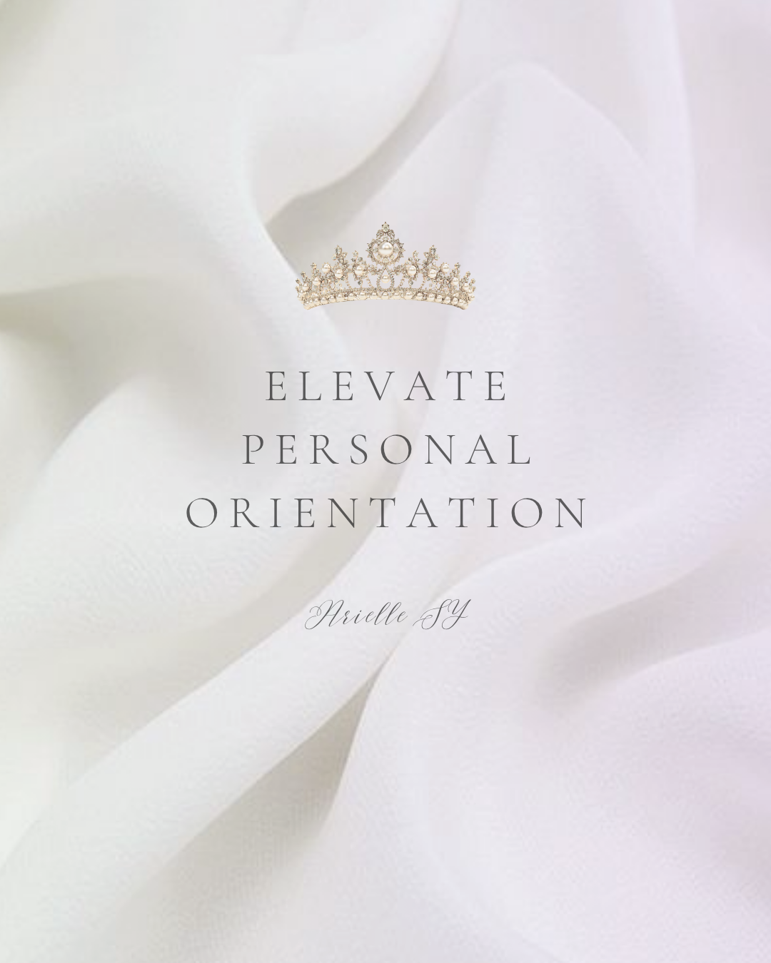 Personal Elevate Orientation Call