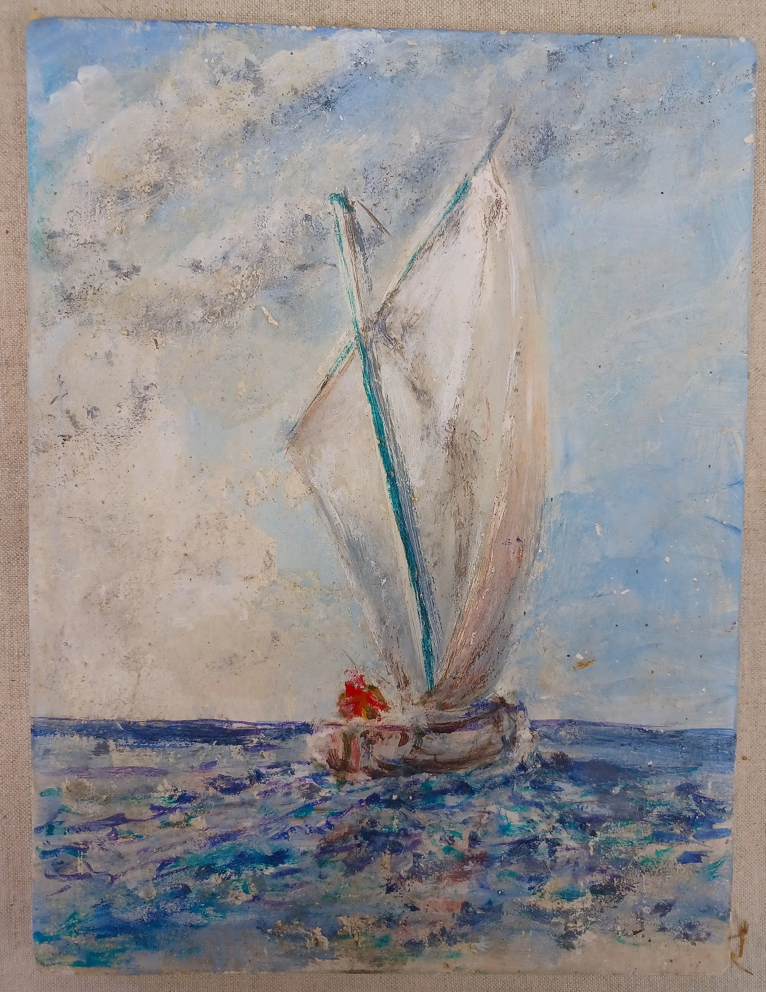 Lugger downwind