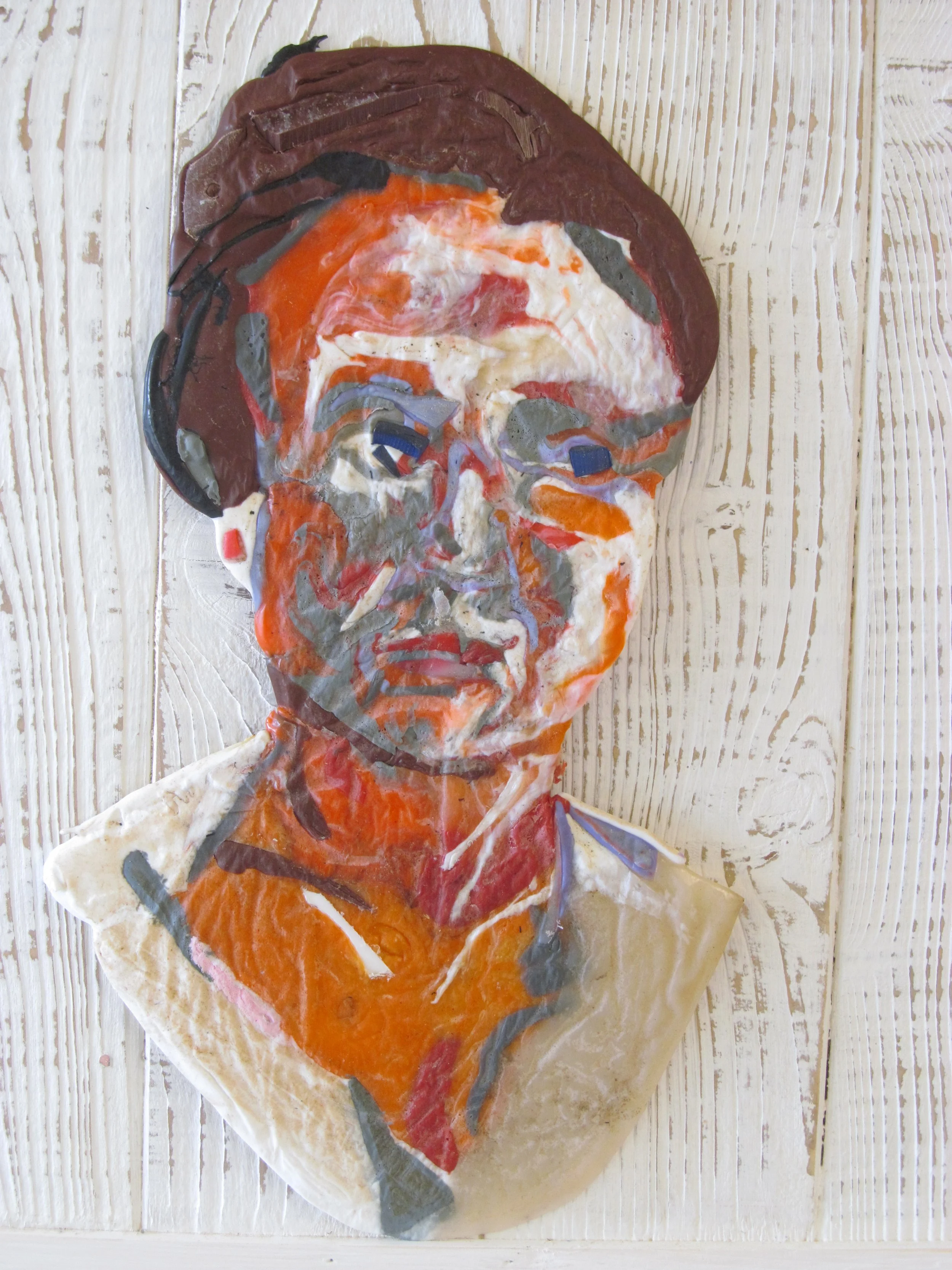 Portrait Various platic debris