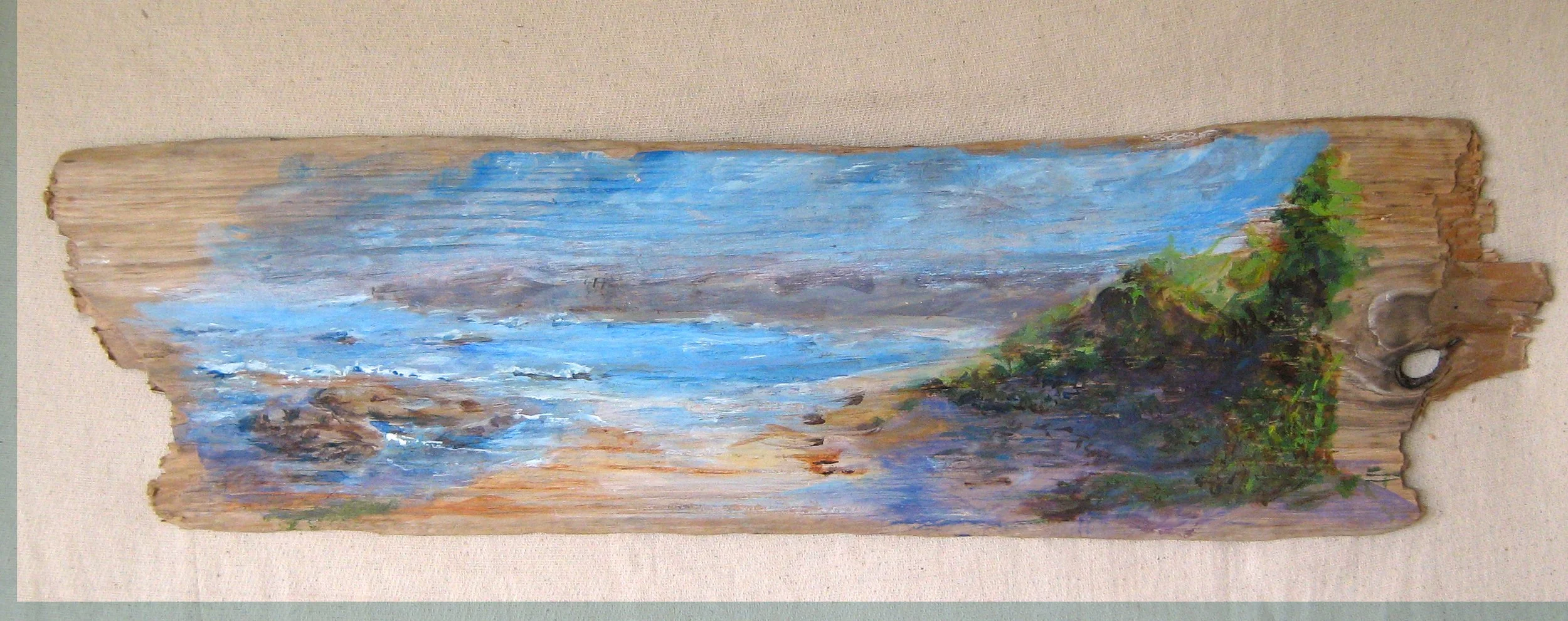 BEACH. Oil
