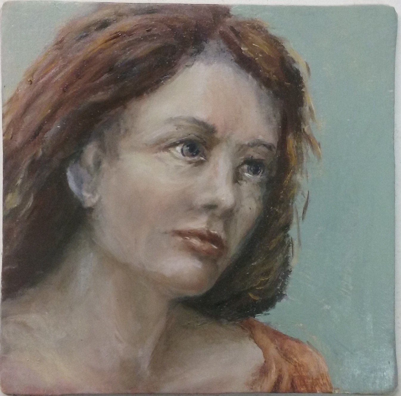 portrait in oil of Anne-Pierre M