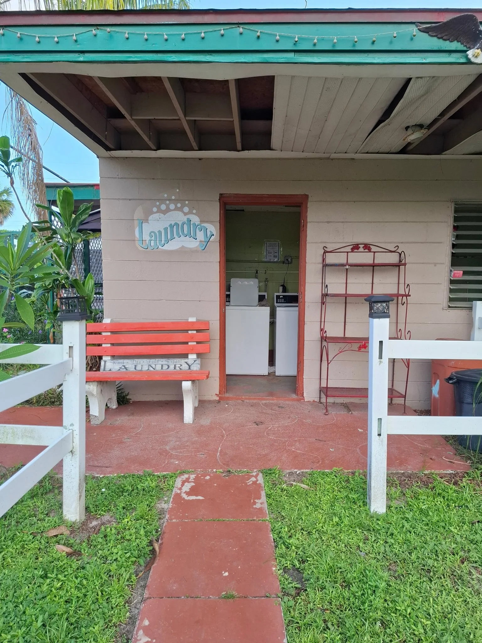 Laundry facility at Creekside Mobile Home and RV Park
