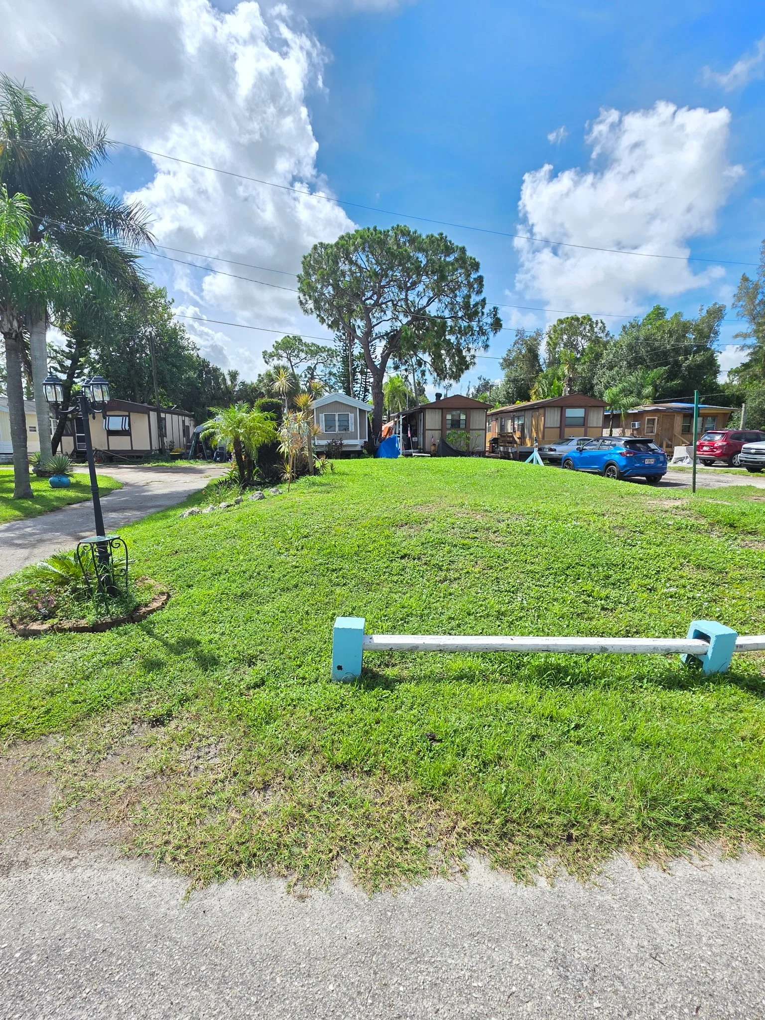 30 AMP RV site at Creekside Mobile Home and RV Park
