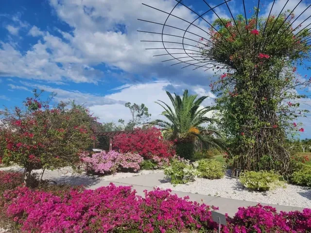Peace River Botanical Garden located in Punta Gorda near Creekside Mobile Home and RV Park