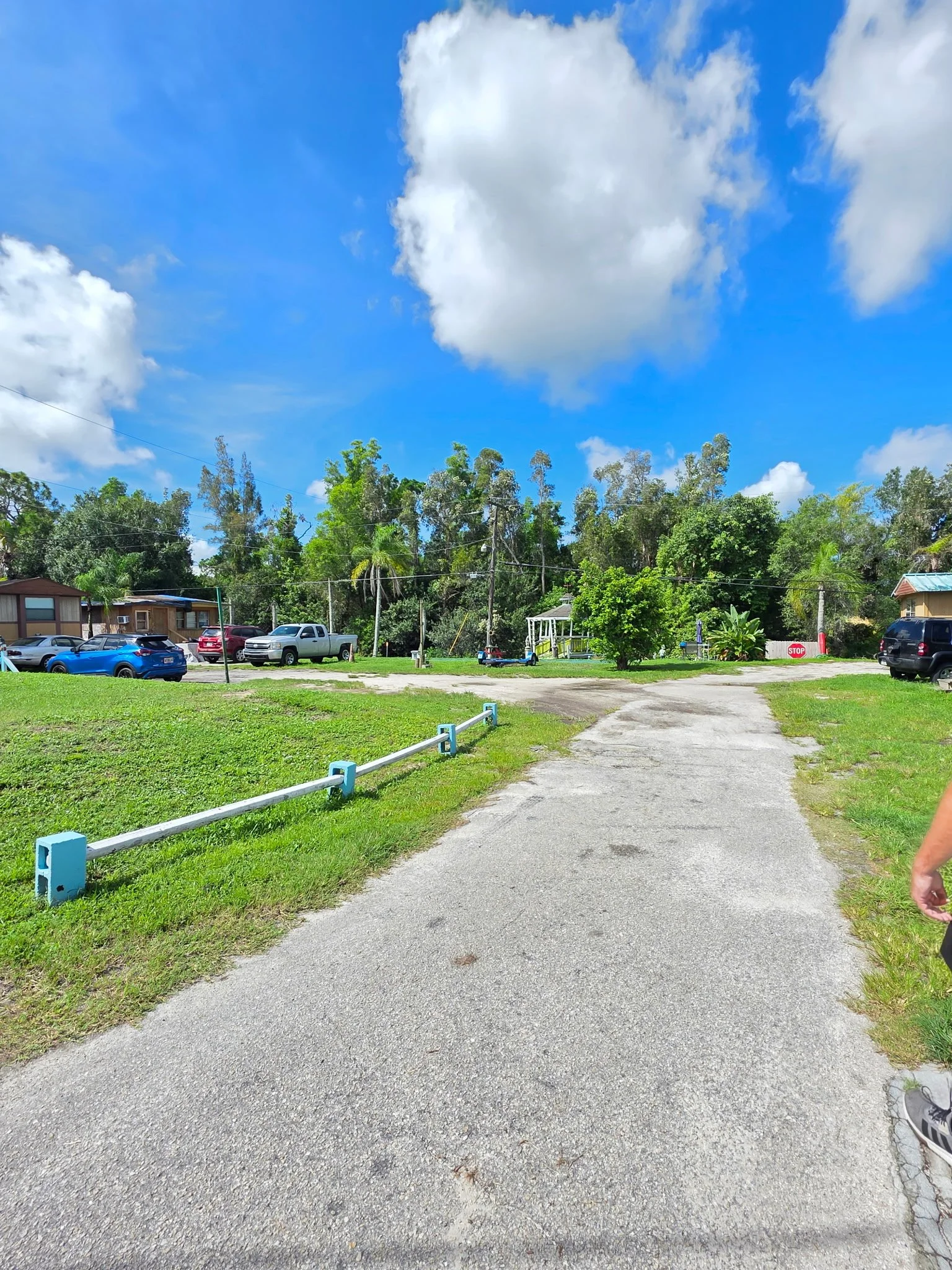 30 AMP RV site at Creekside Mobile Home and RV Park