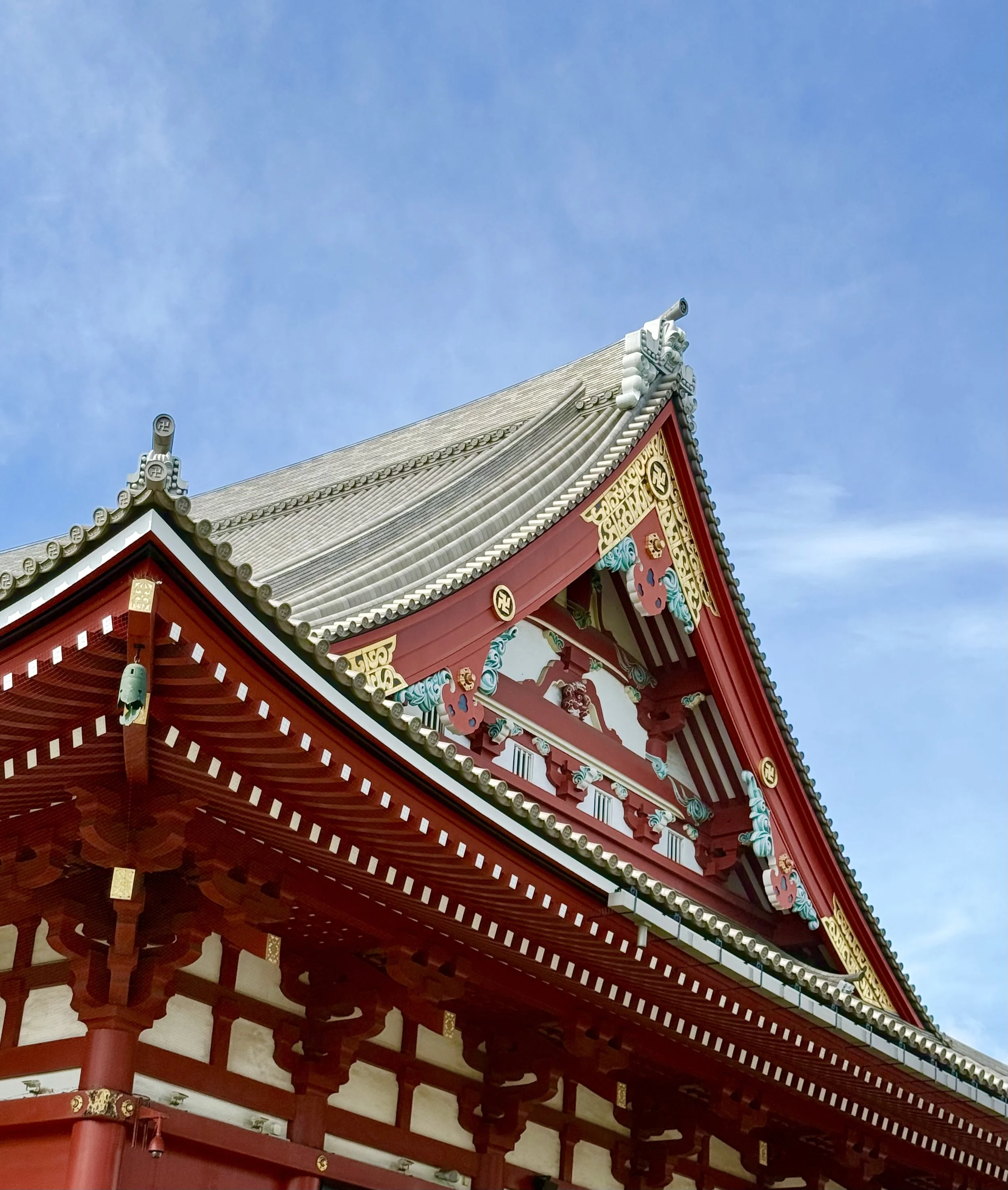 Senso-ji Tokyo's oldest Buddhist temple founded in the 7th century.