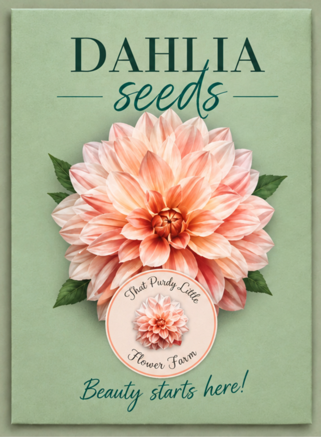 Dahlia open pollinated seed mix  :  A Grand and Velvet romance