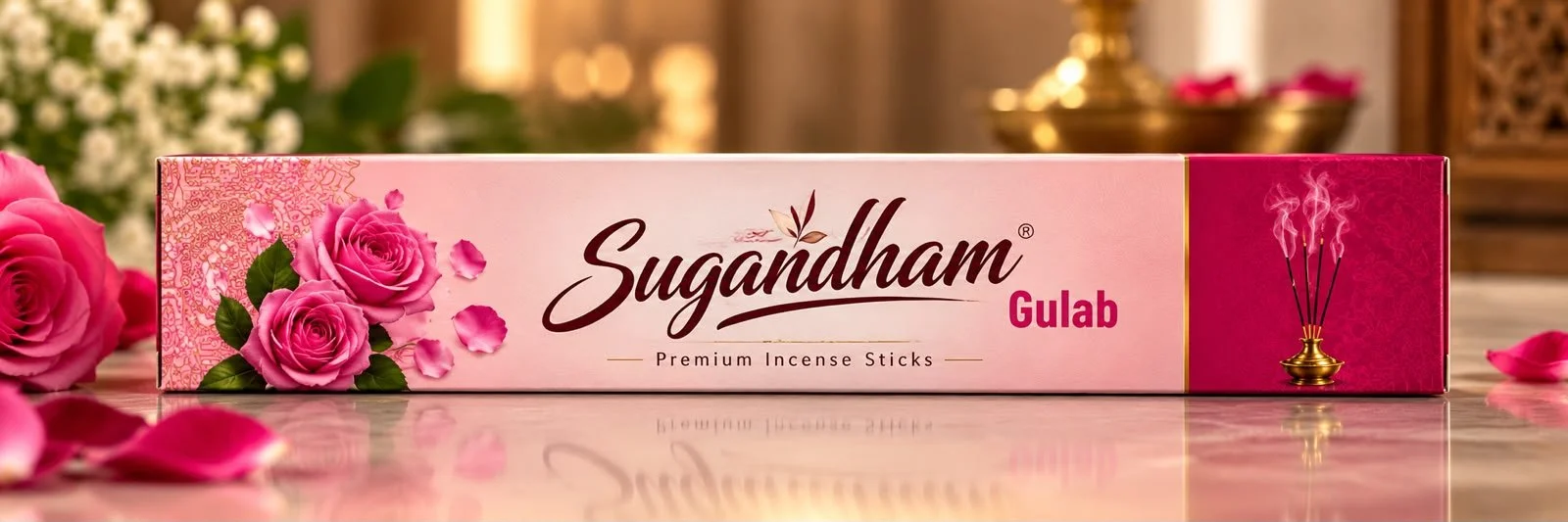 Sugandham Gulab Premium Incense Sticks
