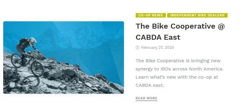 An event landing page built to generate awareness prior to an event at CABDA, East