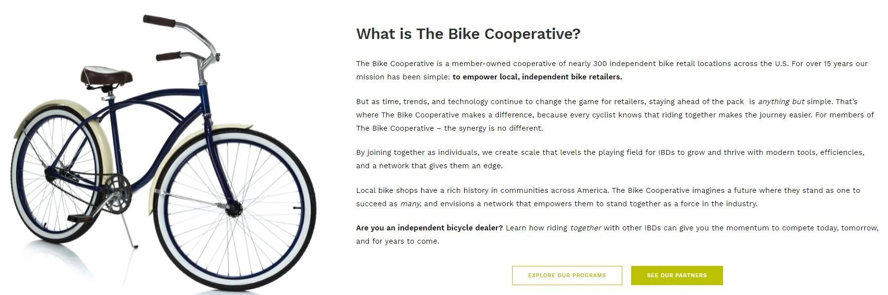 'About Us' copy for TBC's website