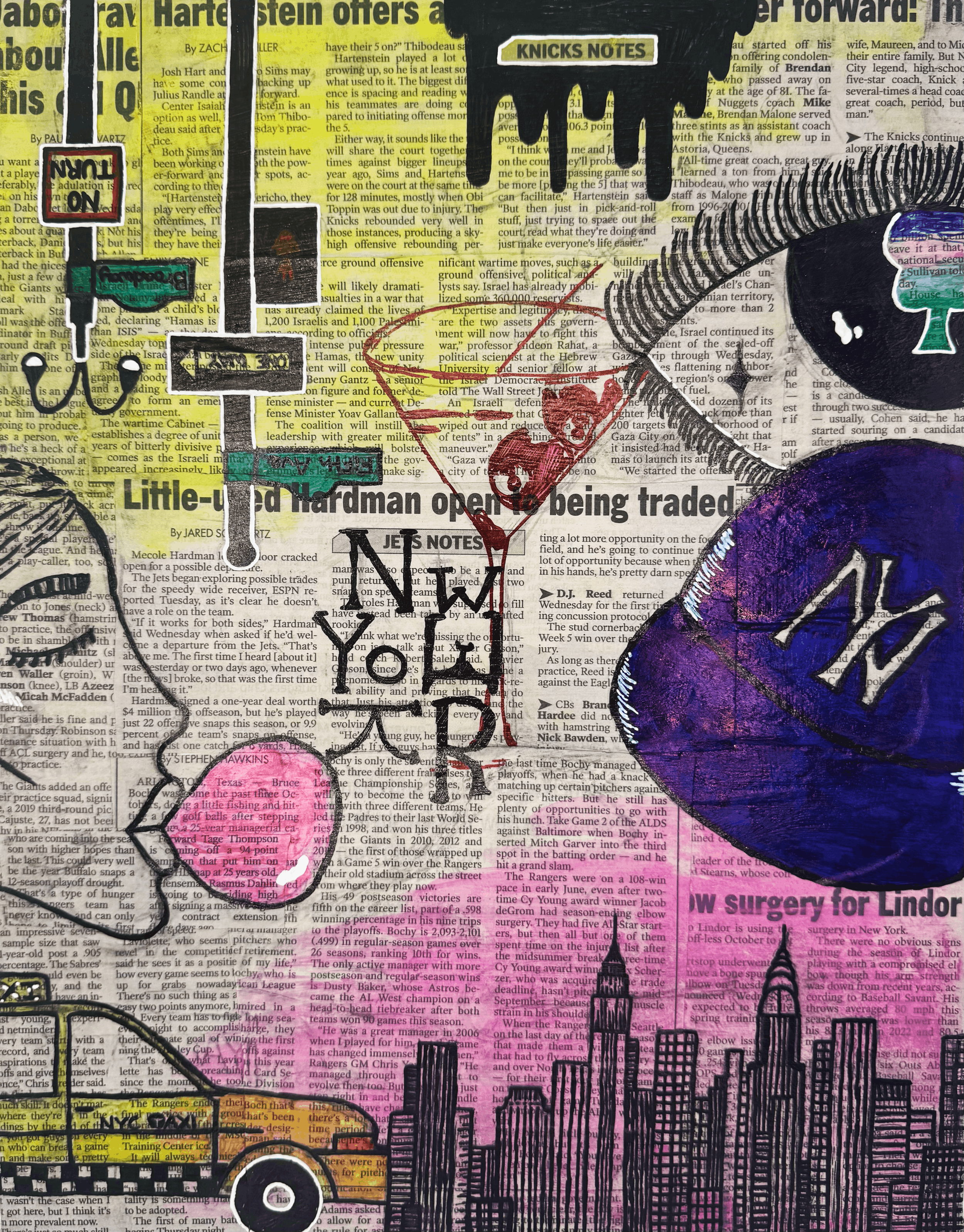 Newspaper Art