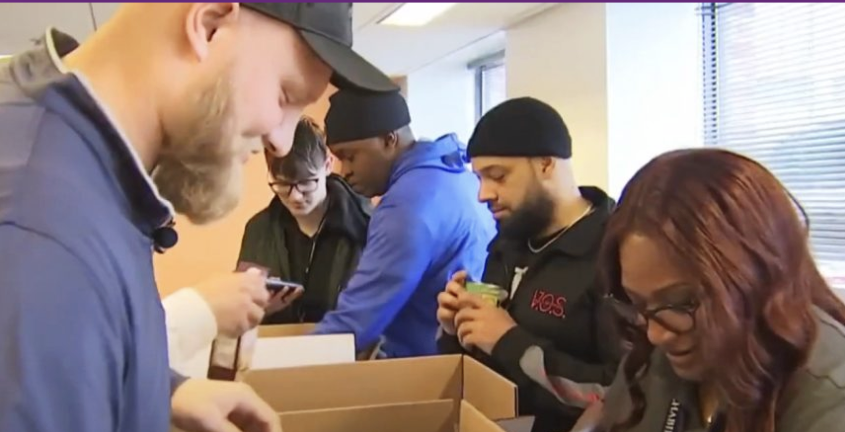 DC Thanksgiving Food Donation with Tyler Biadasz