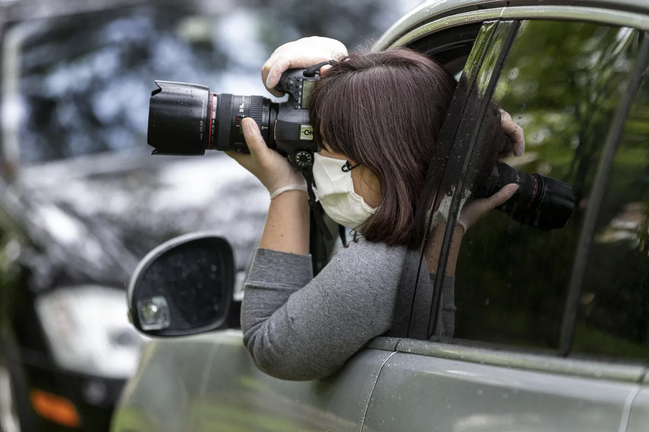 Austin American Statesmen, "Austin photographer captures life from the front seat of her car during coronavirus"