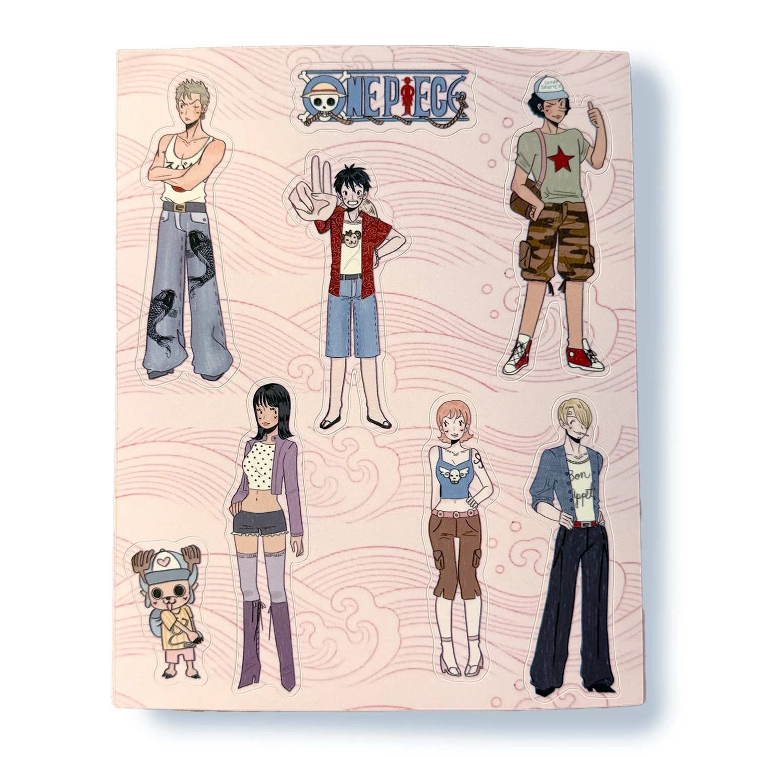 One Piece Sticker Sheets