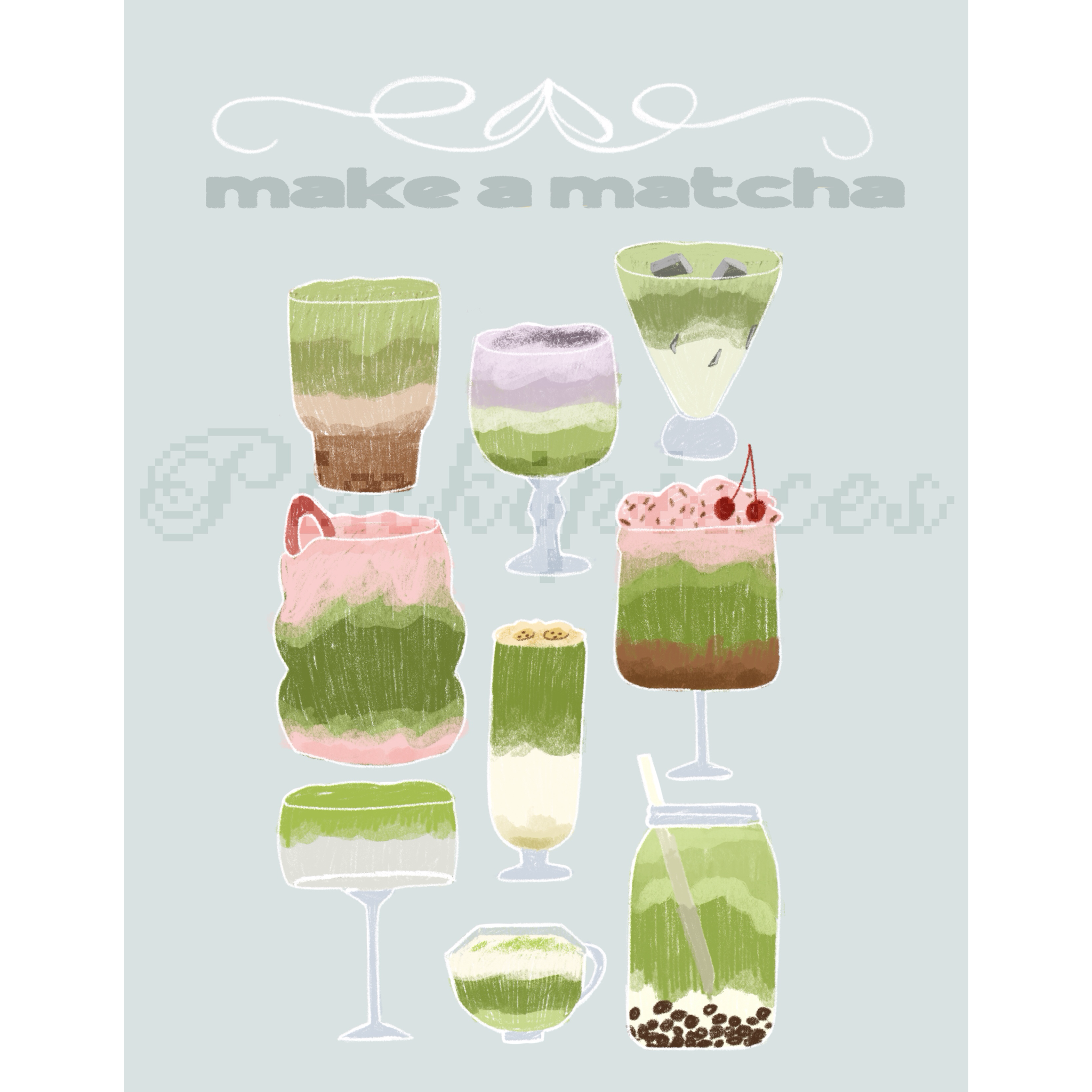 Make a Matcha Print