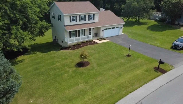 Taking landscaping to new heights! Nothing beats a fresh cut and new mulch, contact us if you are interested in any of our services!