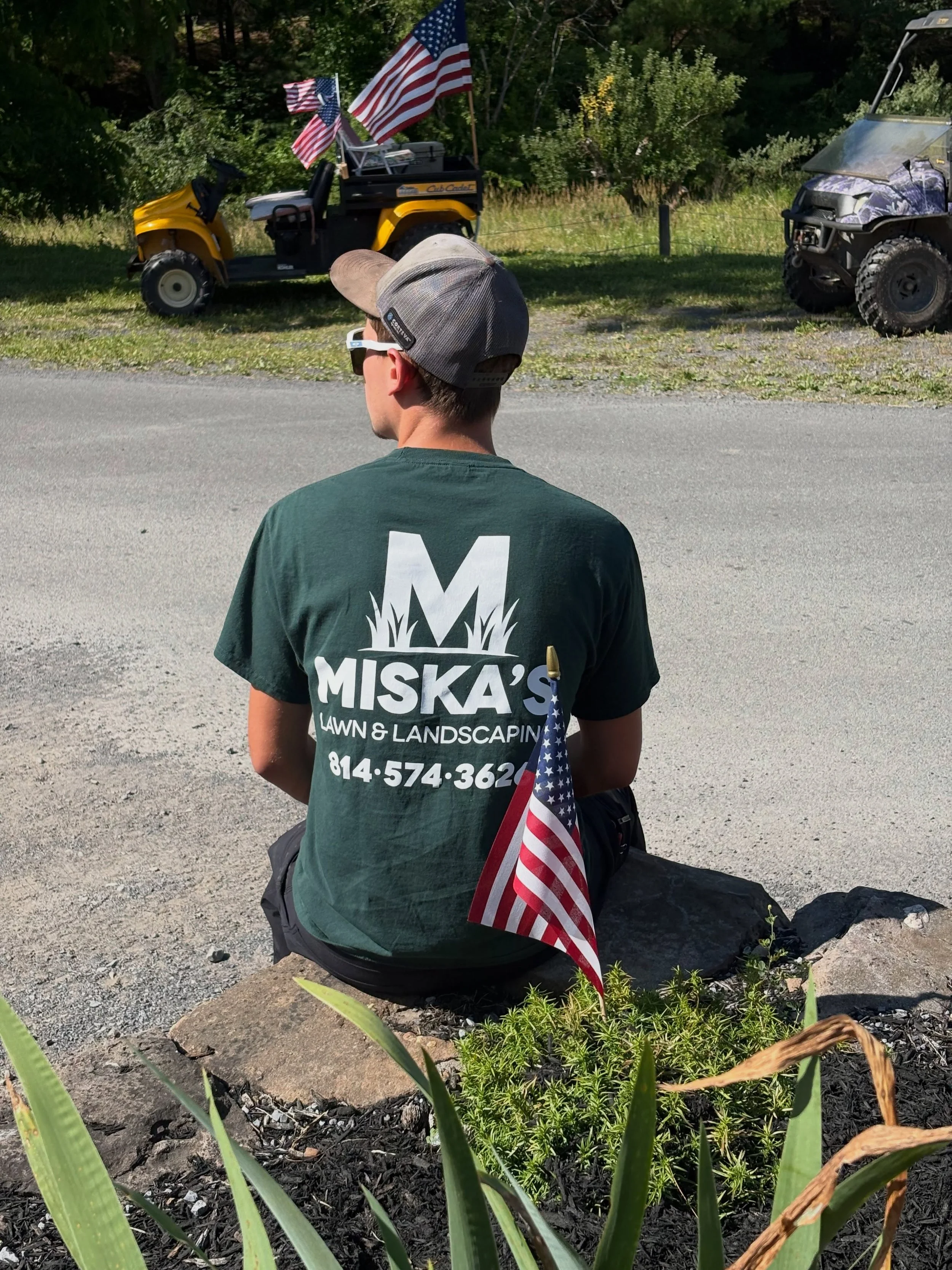 Happy 4th of July from Miska&rsquo;s Lawn Care! Have a safe and fun day! 🇺🇸🎆🎇