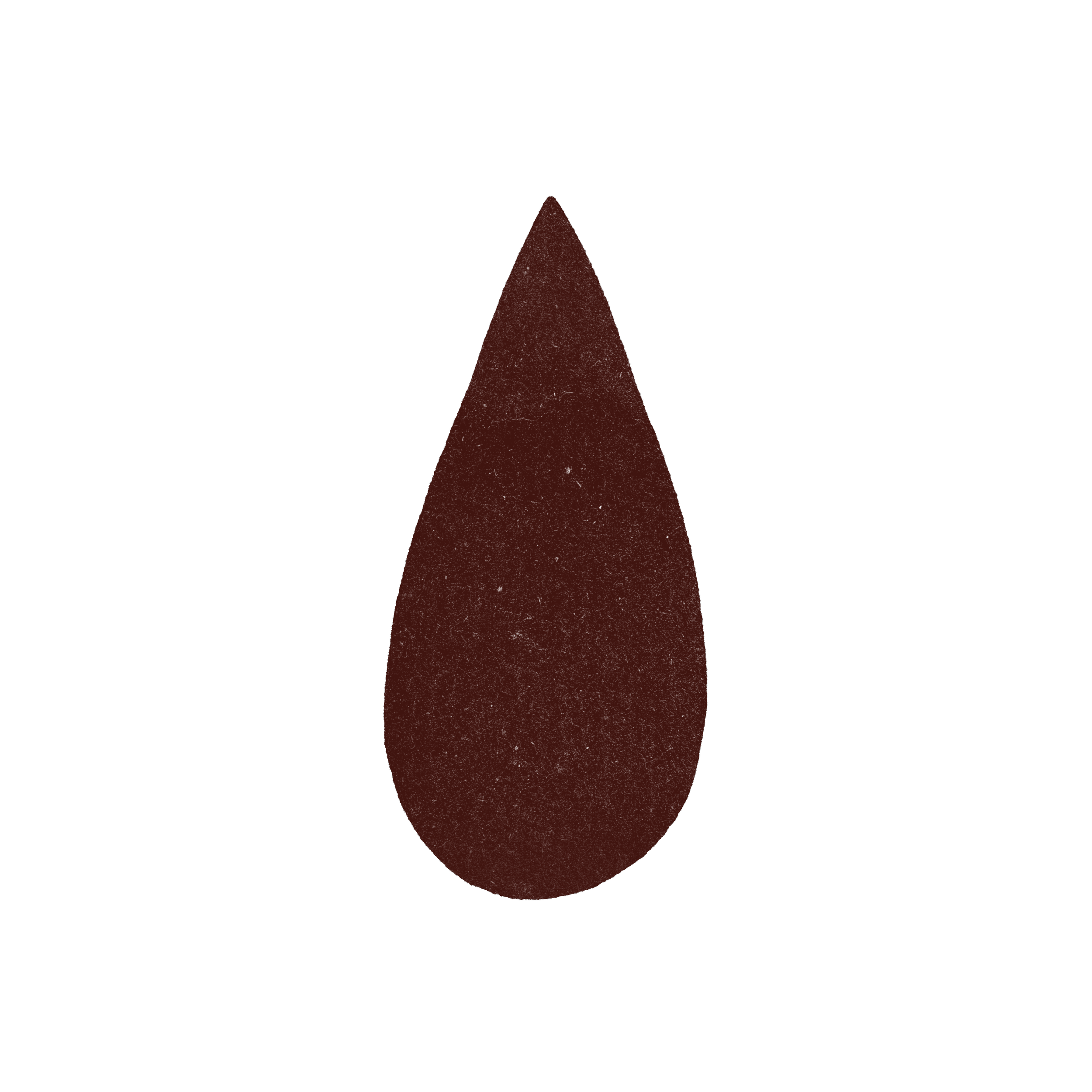 A dark background with a stylized red-brown feather in the center.