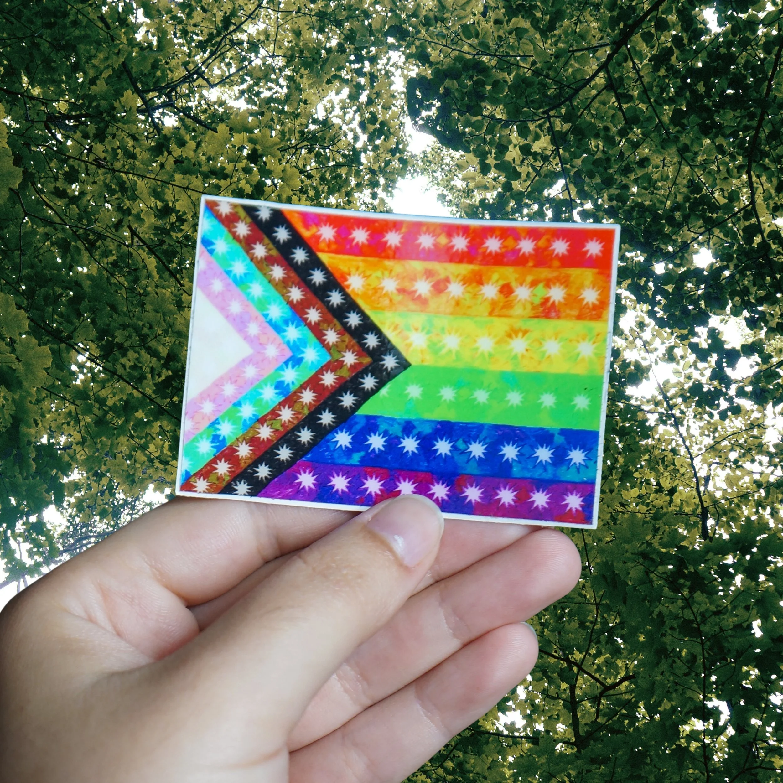 Star Pride Flag Sticker