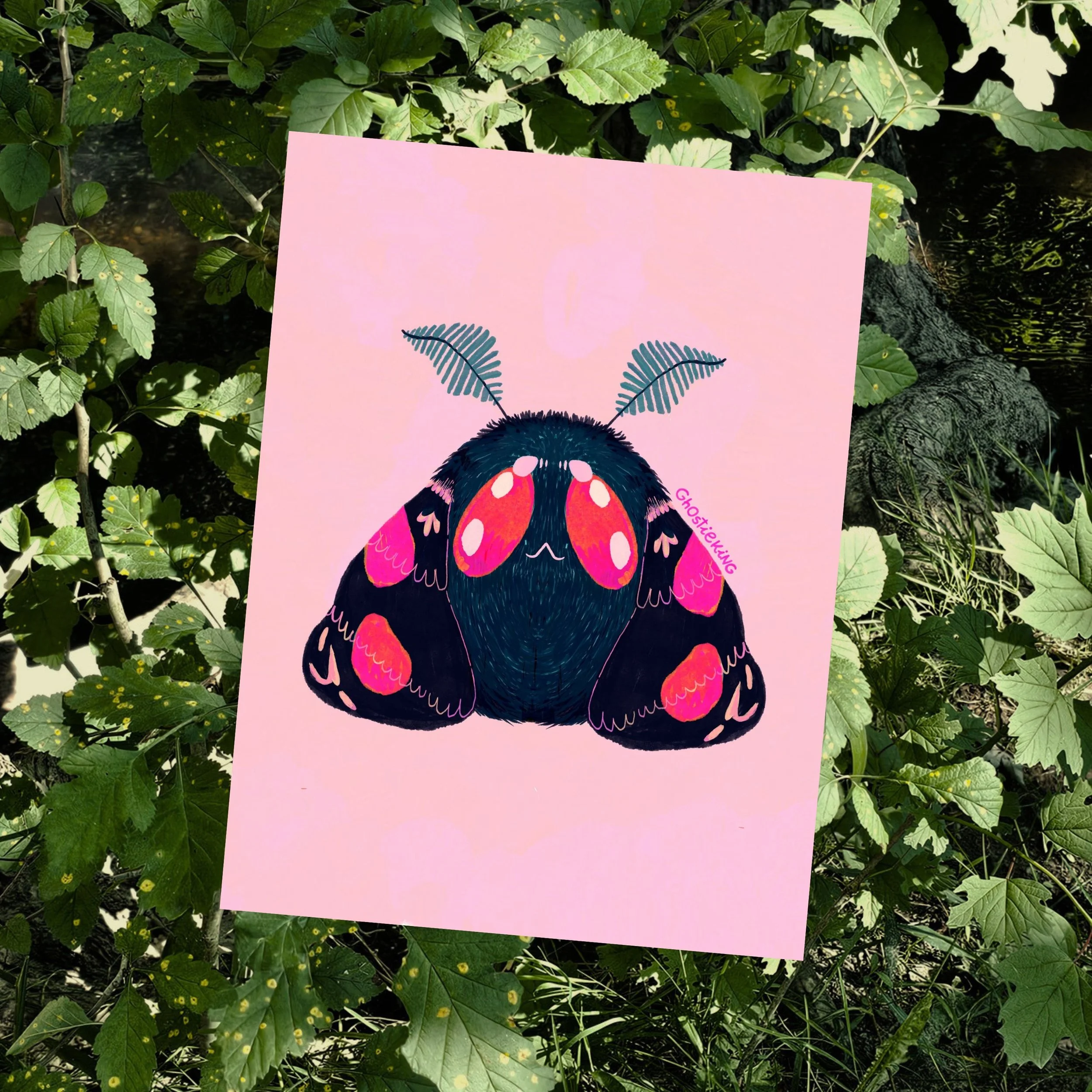 Baby Mothman Medium Print