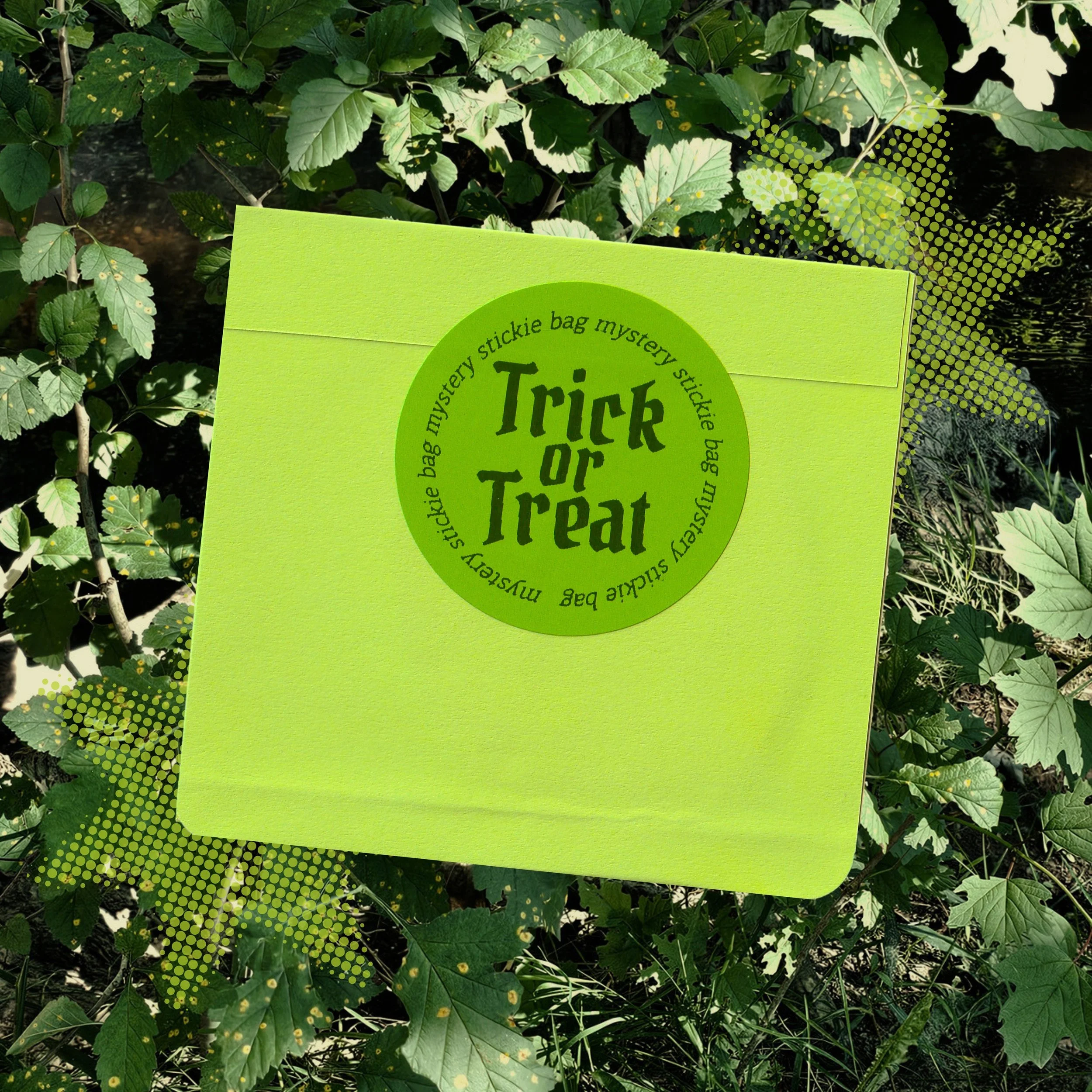 Trick or Treat Mystery Sticker Bag