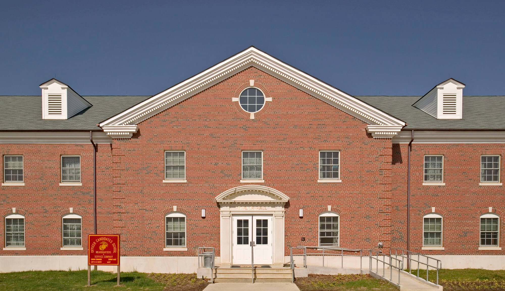 Officer Candidates School facility at Marine Corps Base Quantico, Virginia, completed by Coakley & Williams Construction.