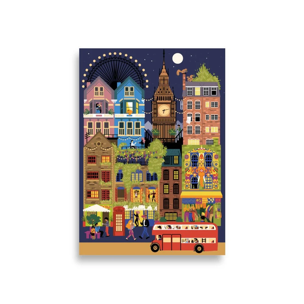 Retro Cities Collection: Iconic London