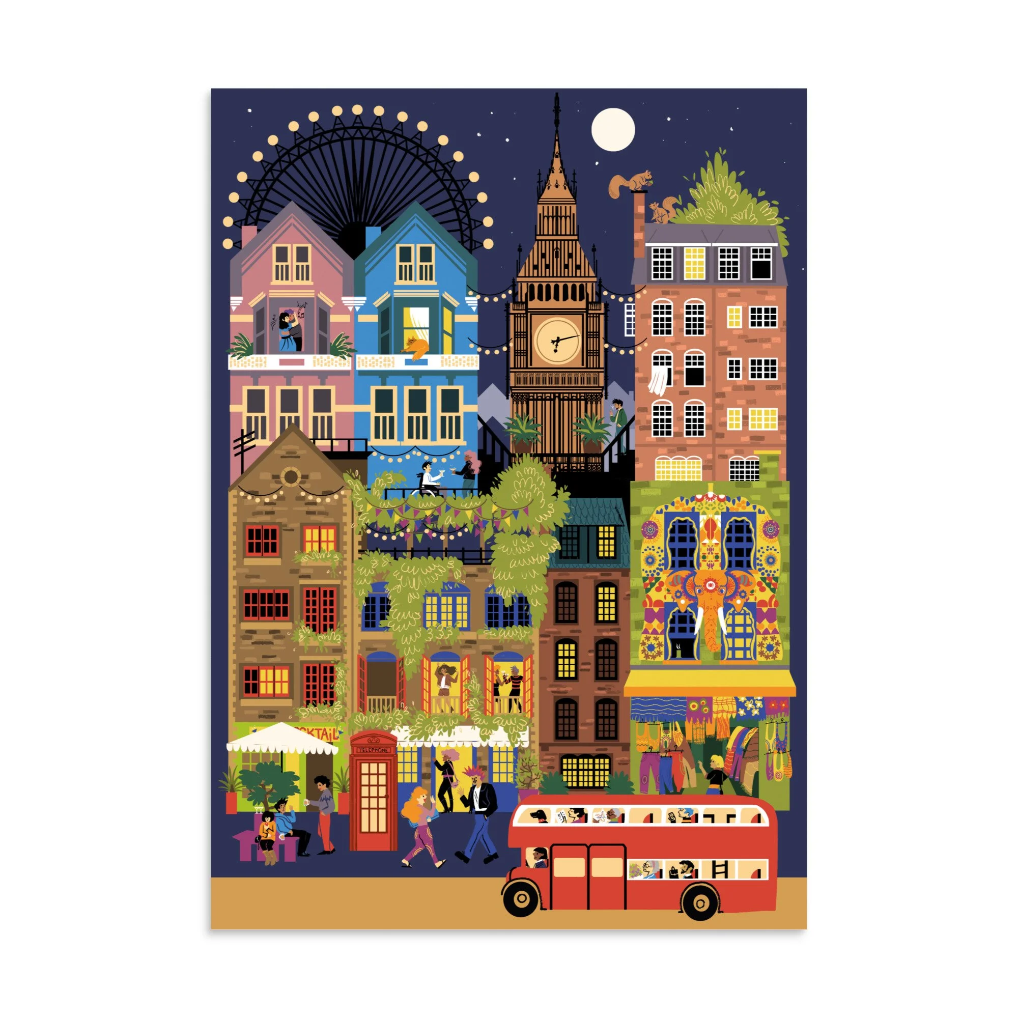 Retro Cities Collection: Iconic London
