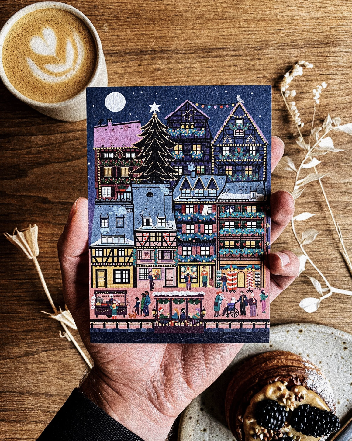 Retro Cities Bruges Postcard