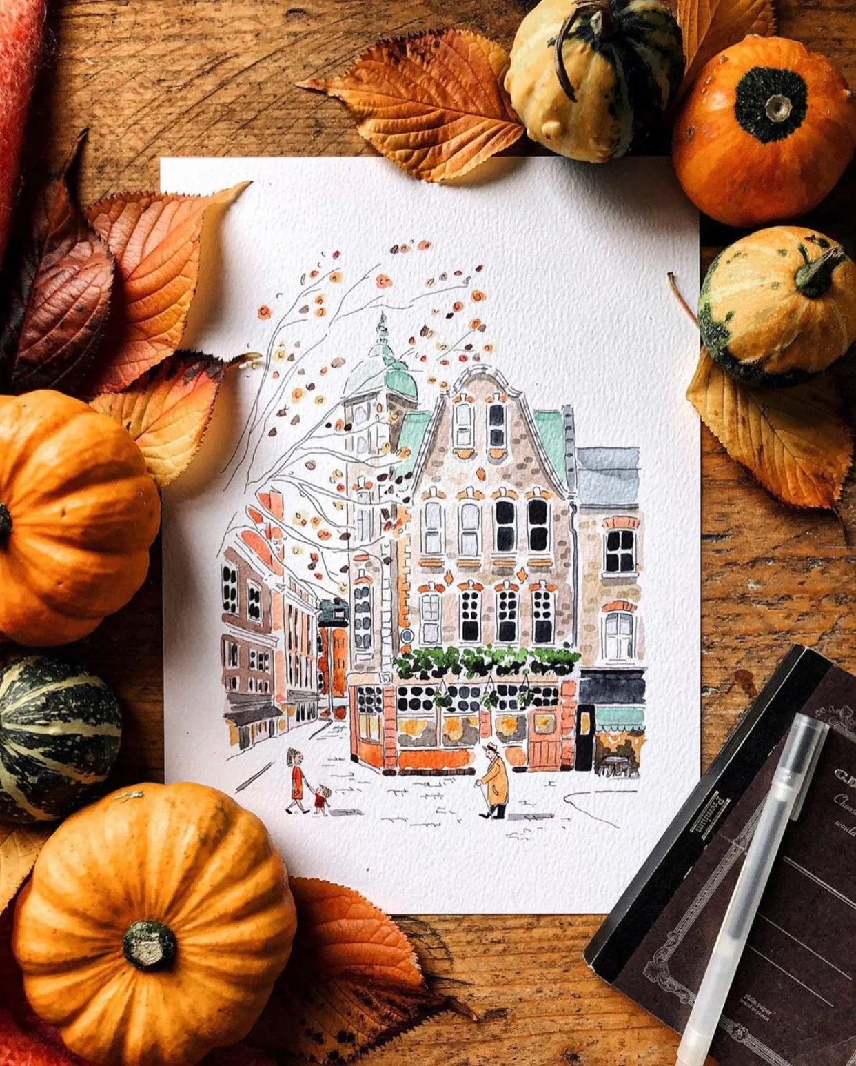 Paper and CIties postcard
