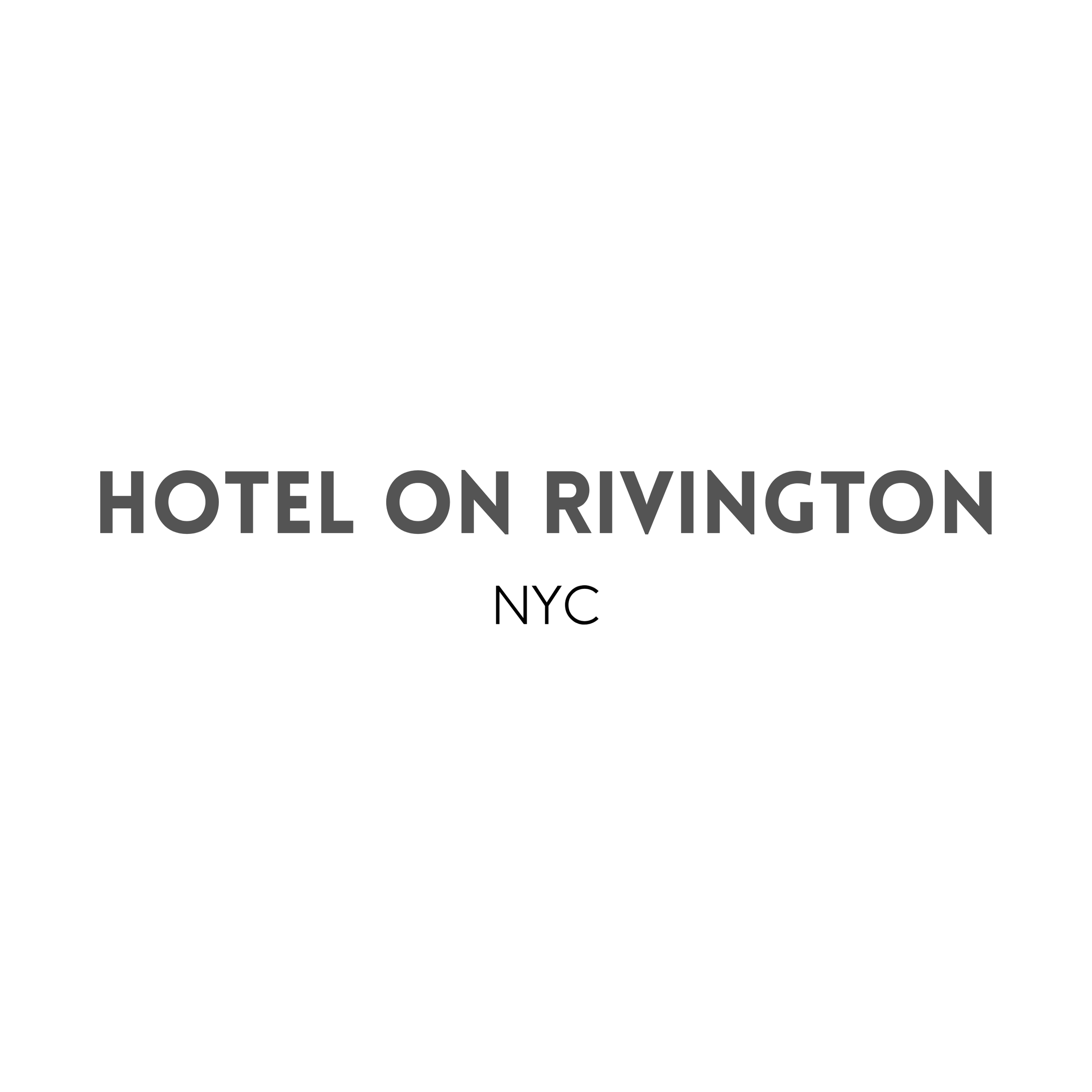 Text on the image reads 'HOTEL ON RIVINGSTON NYC'.
