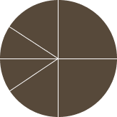 Geometric drawing of an outline square with sections divided by vertical, horizontal, and half circle lines.