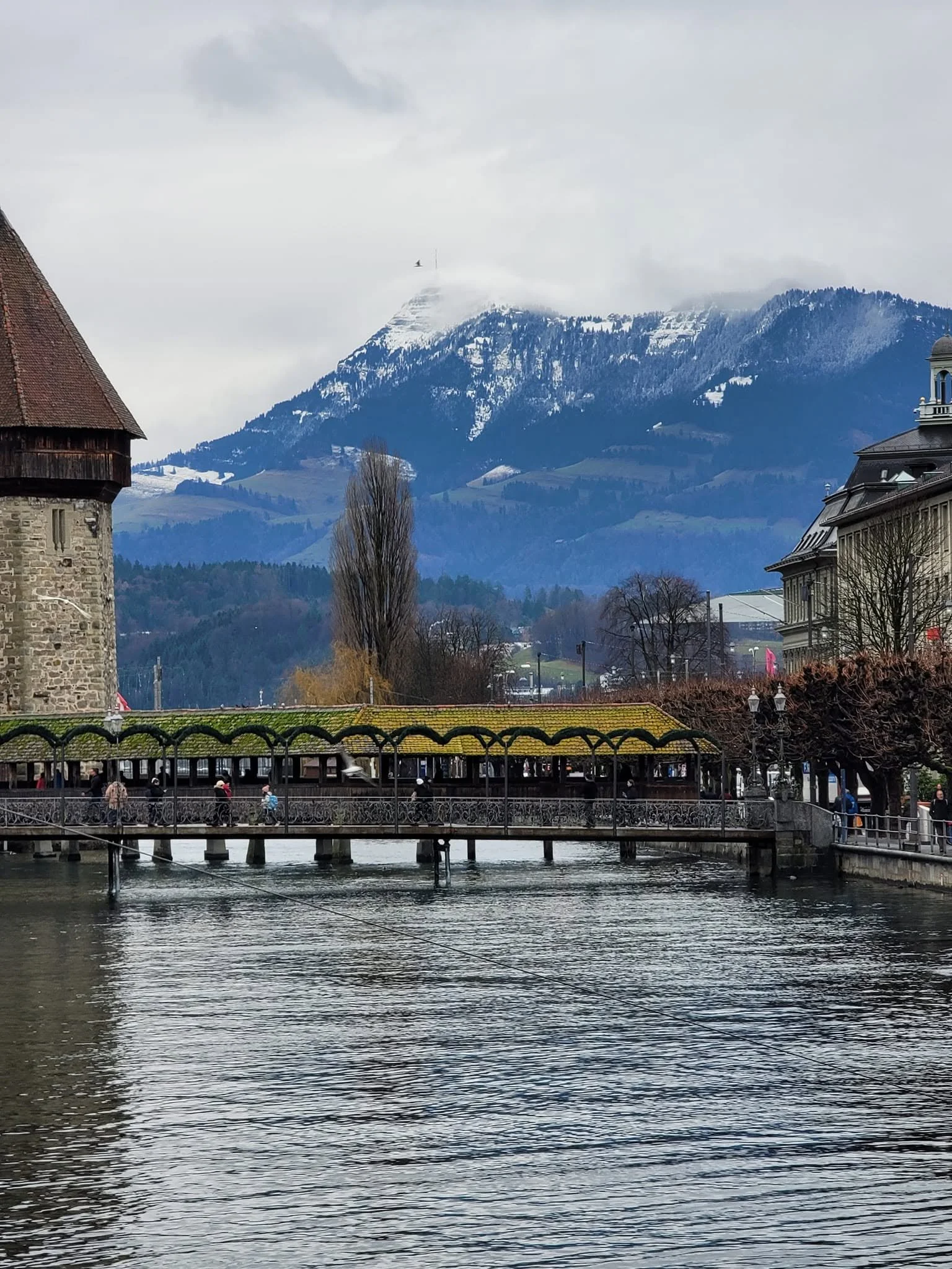 Lucerne, Switzerland has every view you could need in one place. Enjoy pristine lakes, incredible mountain views, amazing historic buildings and great people watching.