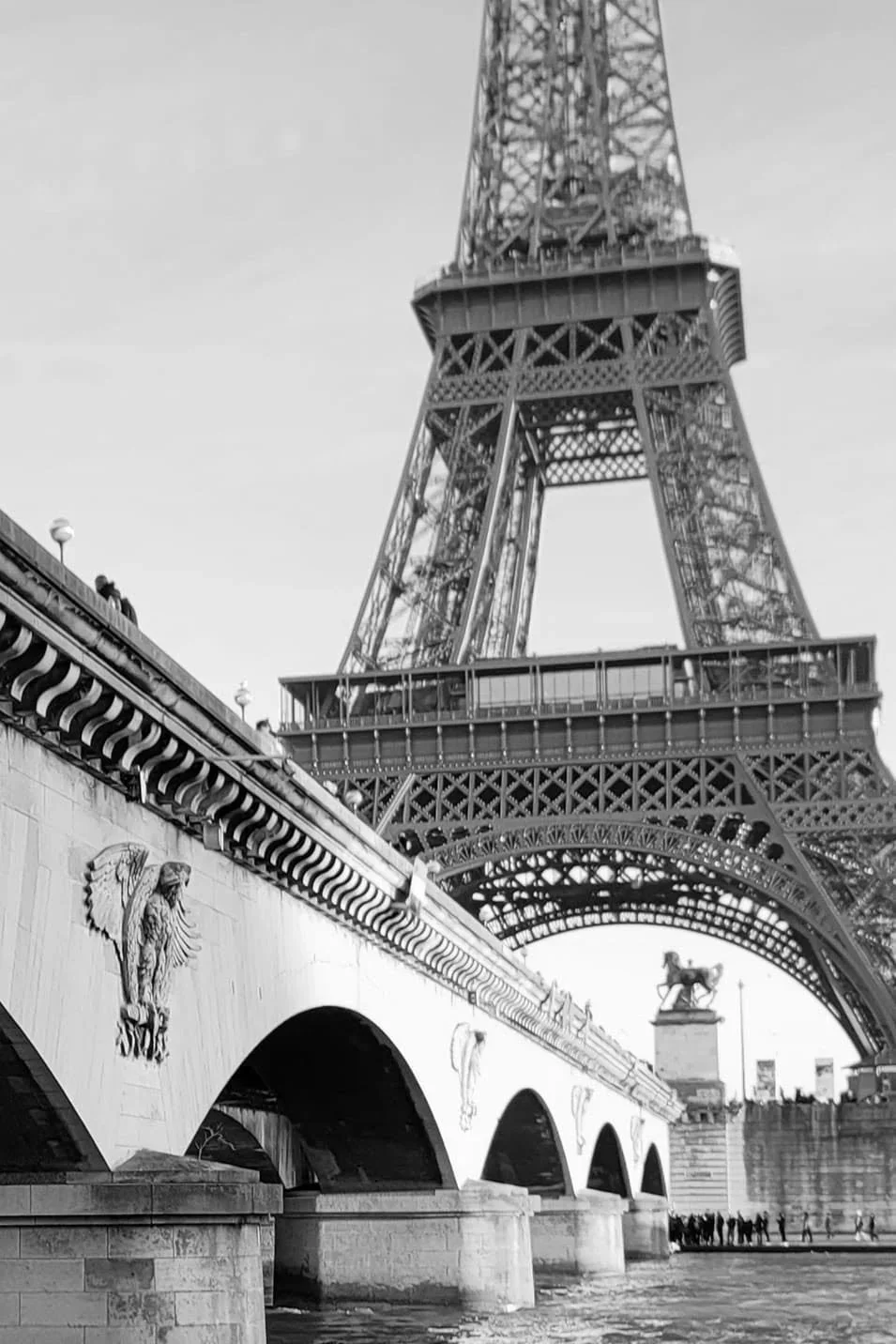 So many beautiful views of the Eiffel Tower while strolling through Paris. Perfect for family or couples photoshoots.