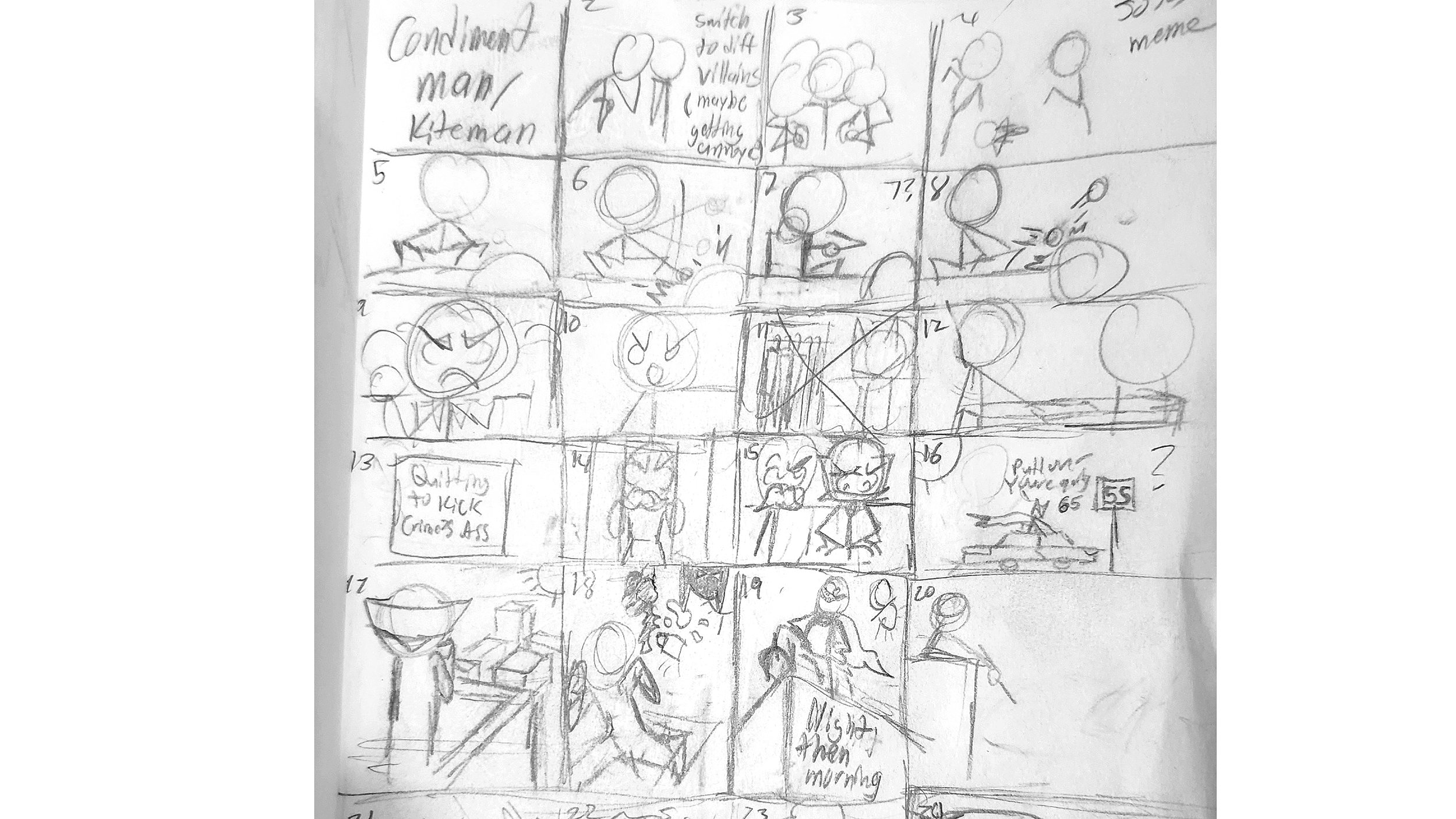 BonusPac Animation Story board