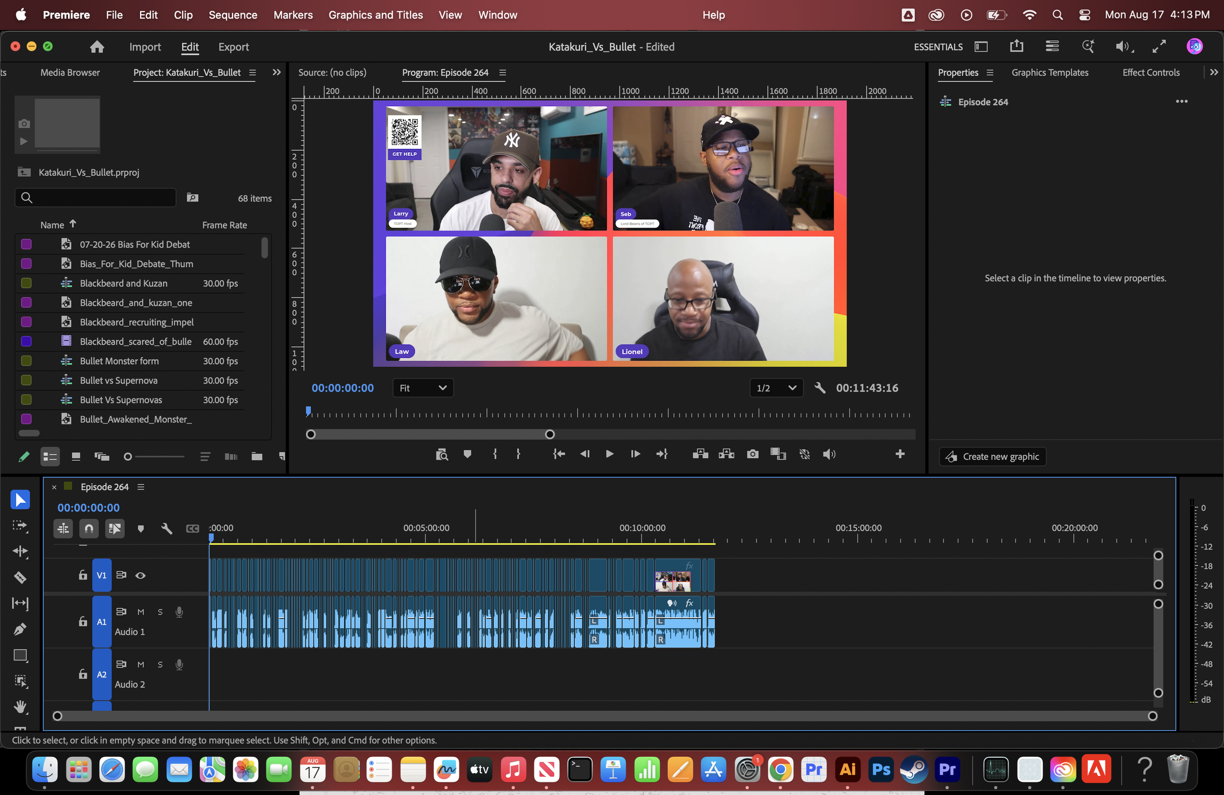 TOPT Editing Timeline 5.