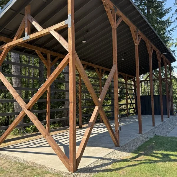 agricultural pole barn new structure build