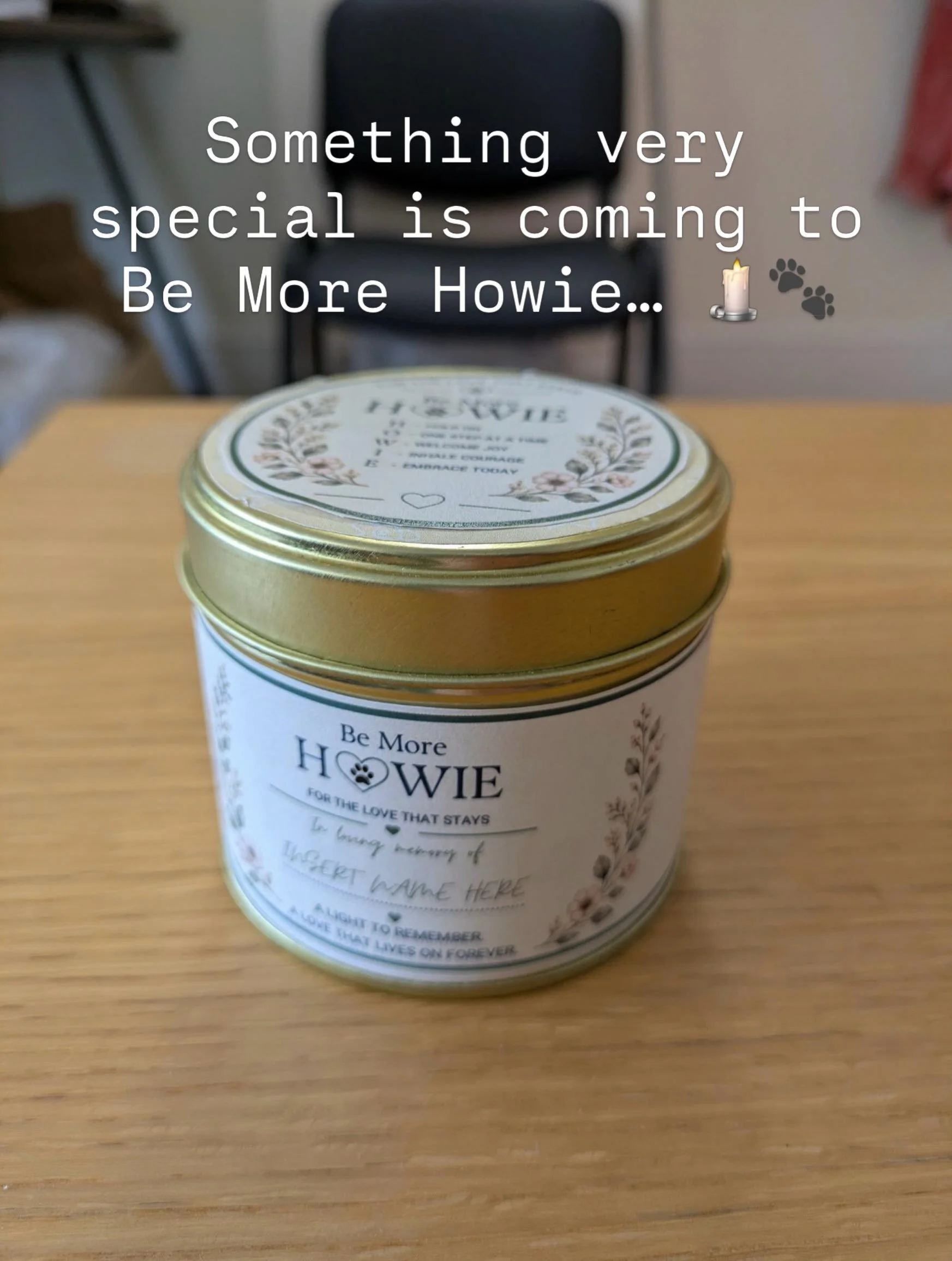 Our memorial candles are just about to go into production, and I&rsquo;m so happy to finally be able to share them with you.

Created by the brilliant @grangecentre each candle can be personalised with the name of the pet you&rsquo;re remembering , a