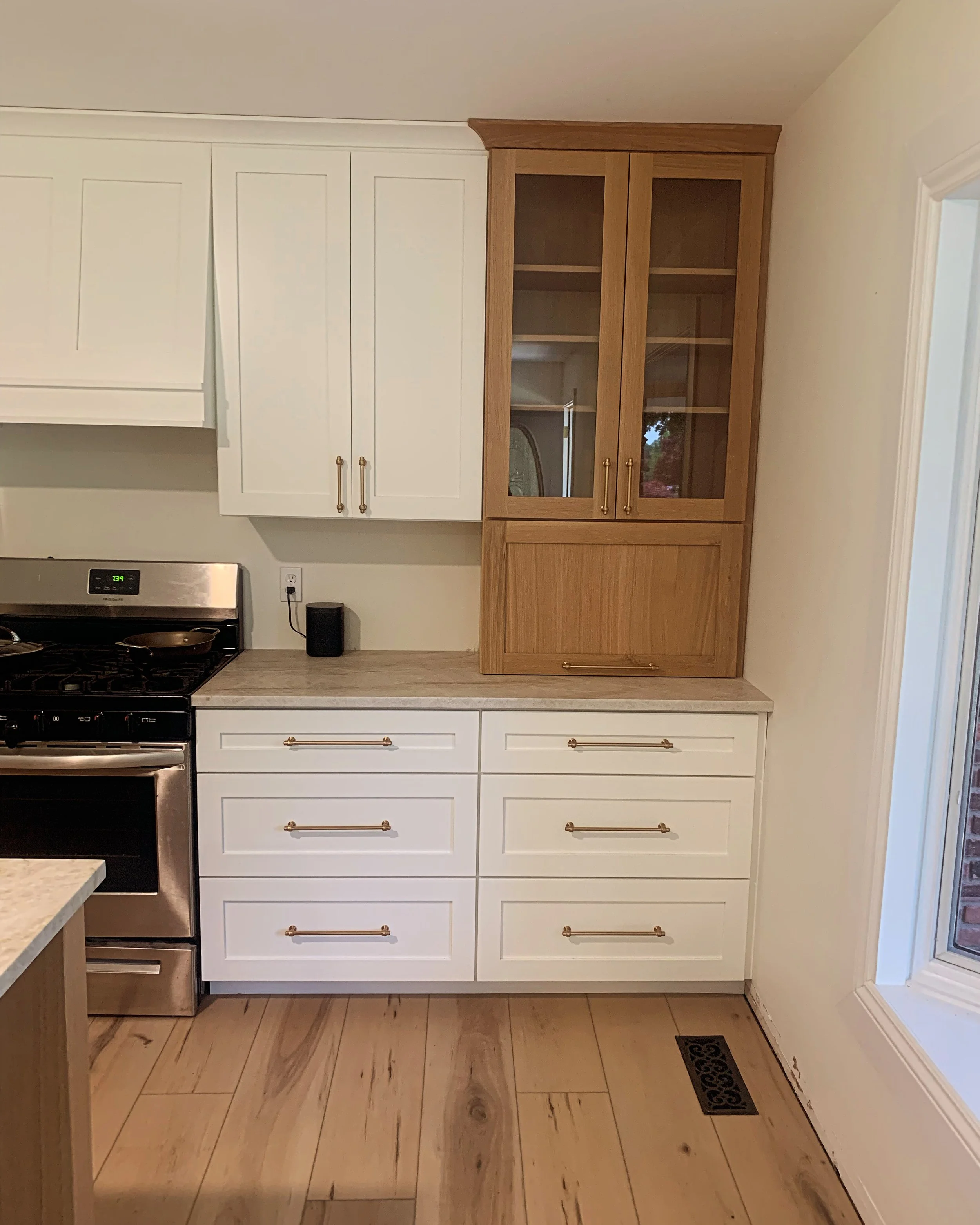 Luxury kitchen renovation with custom cabinets in Oakland County