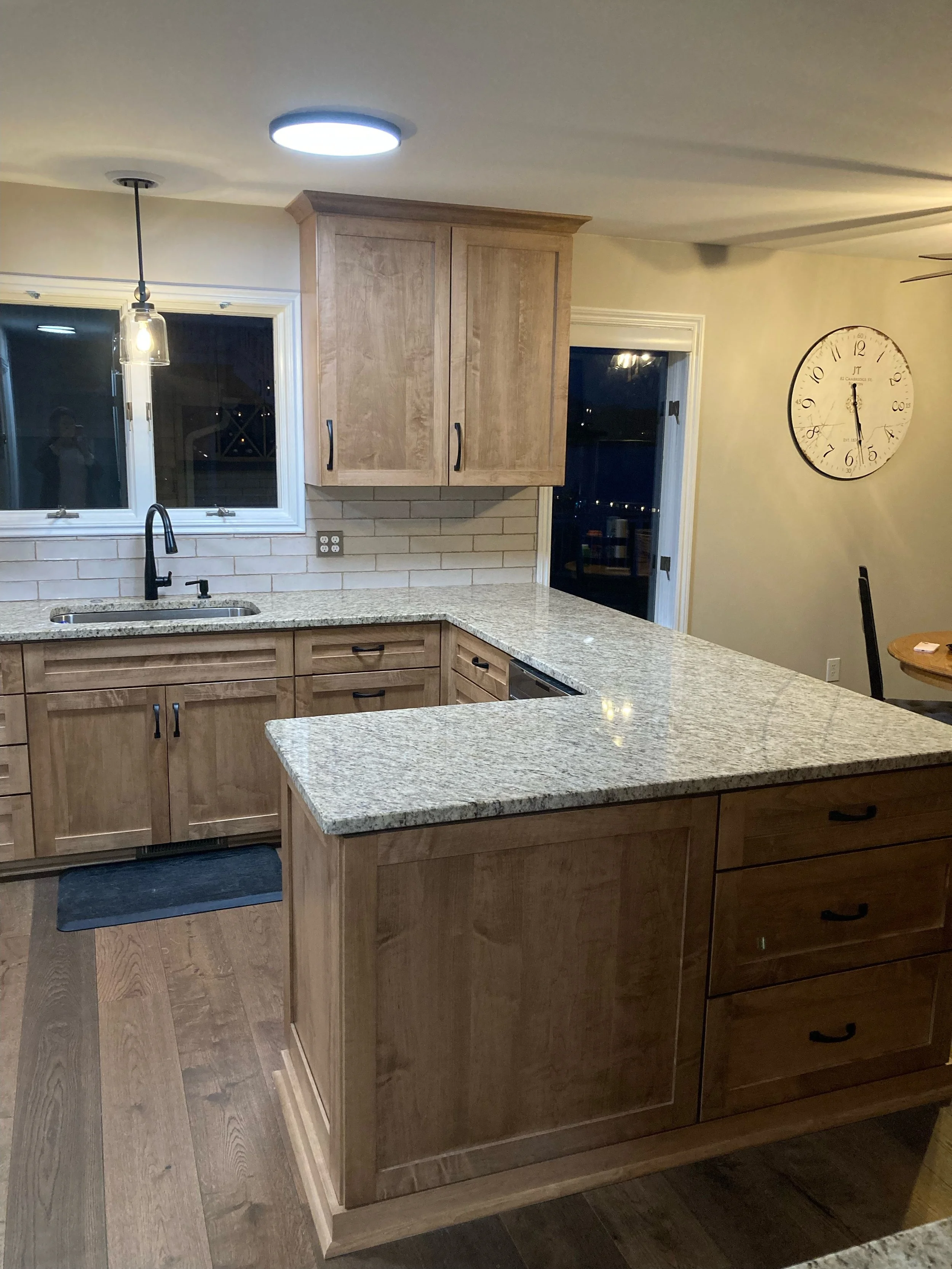 Custom kitchen installation in Lapeer County, Michigan