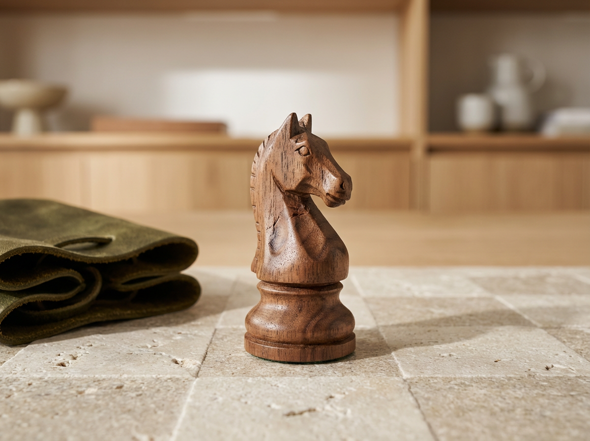 Wooden Chess Knight