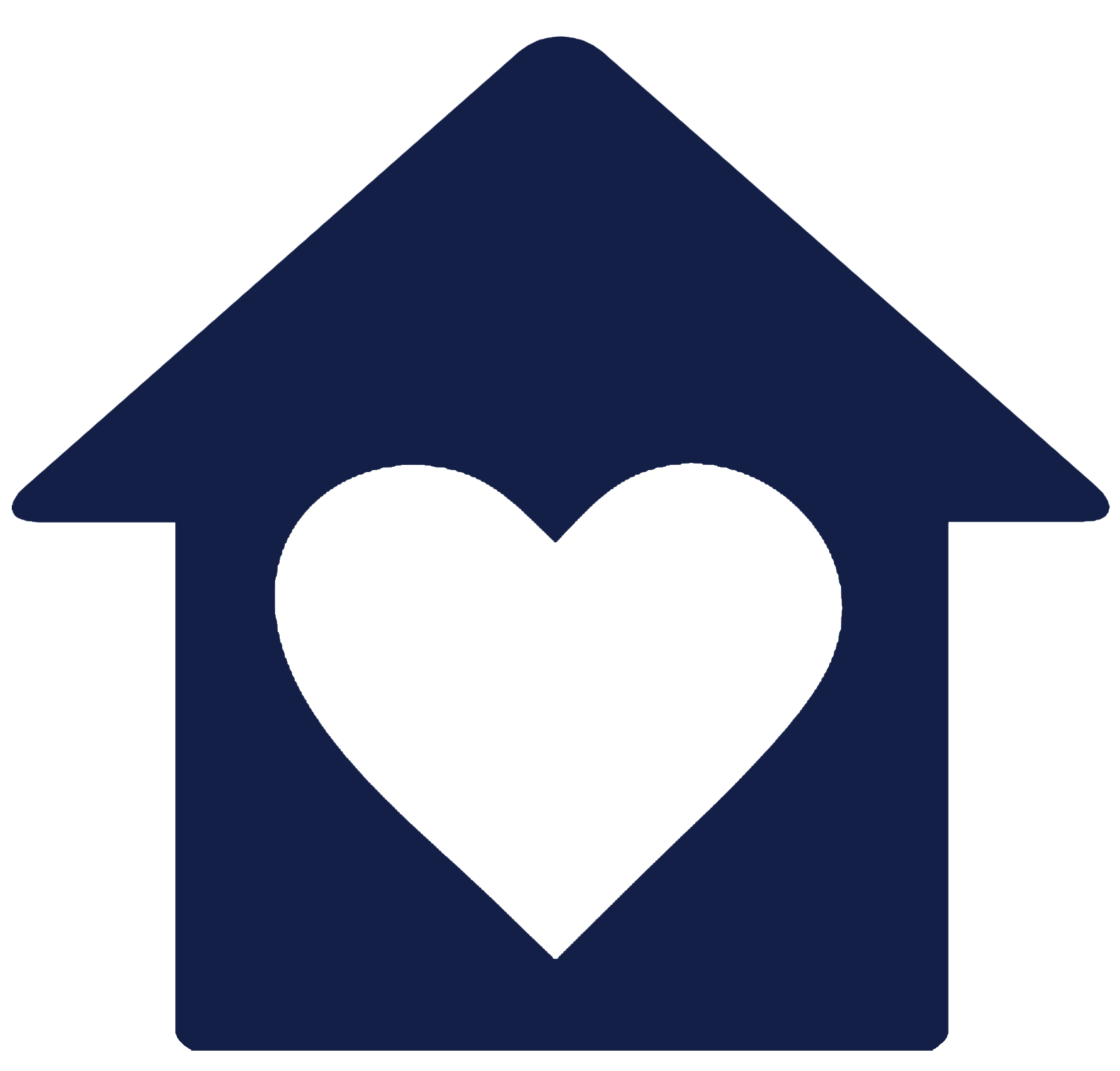 An image of a house and heart representing a loving home for adoption and guardianship legal matters.