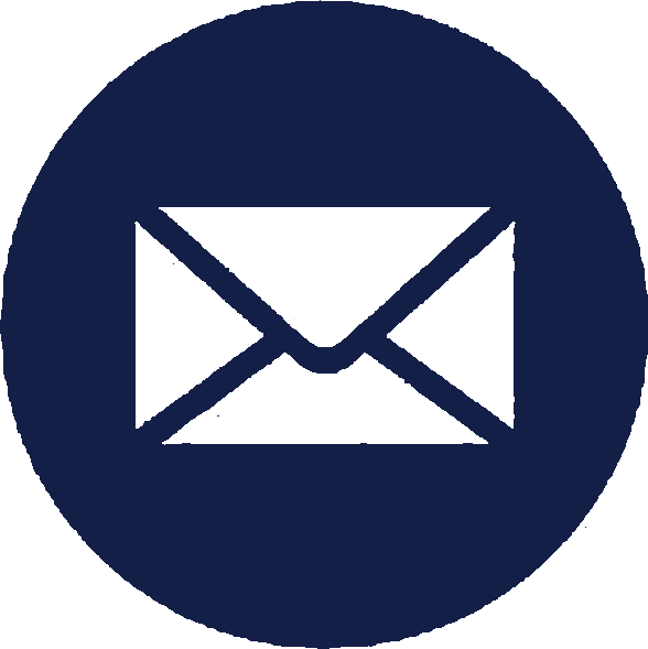 An envelope in a blue circle representing an email icon for Rodriguez and Else.