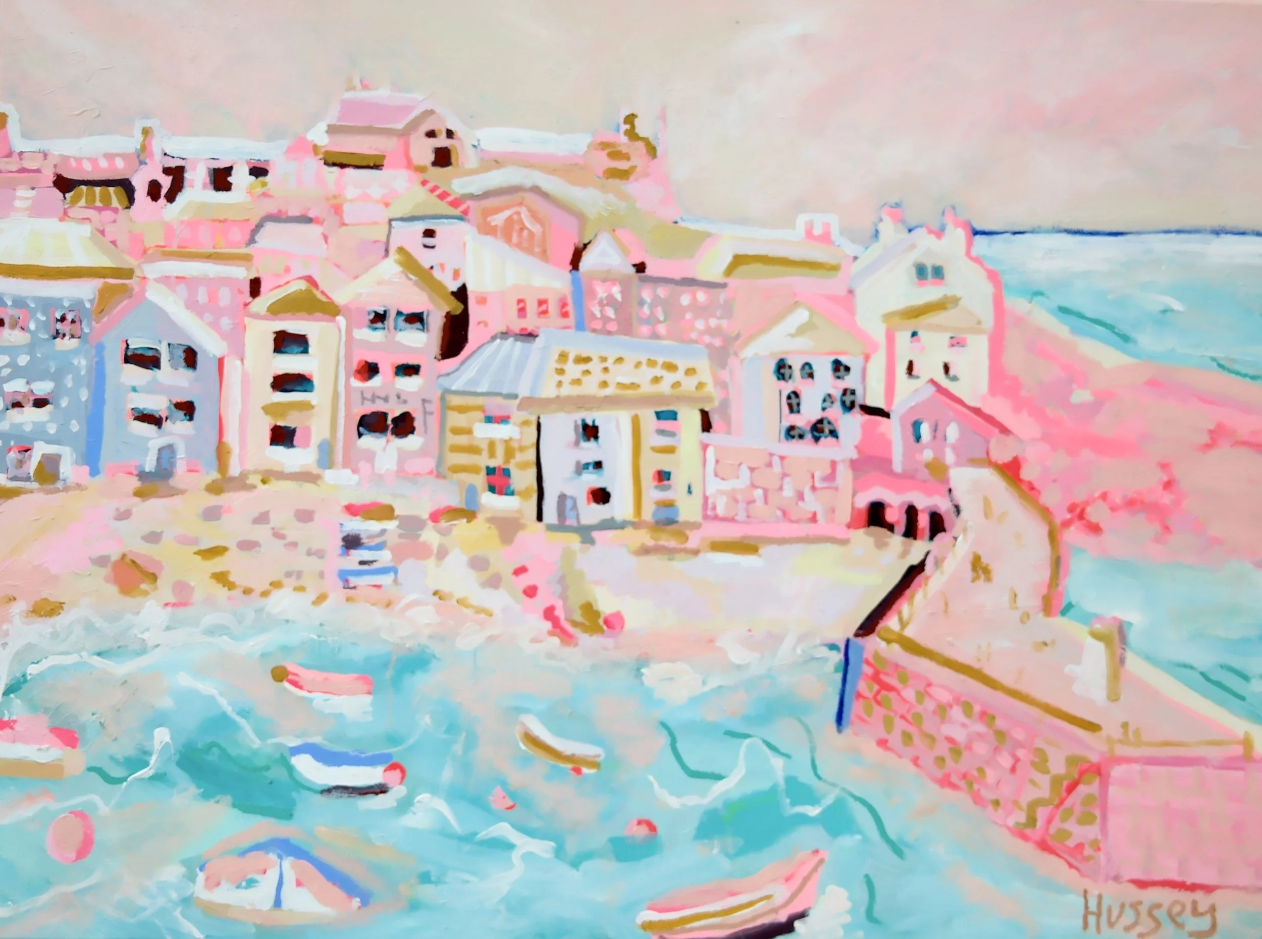 £2,000.00, TAKE ME TO ST IVES, 120X90CM, ACRYLIC AND OIL PASTEL ON CANVAS.jpg