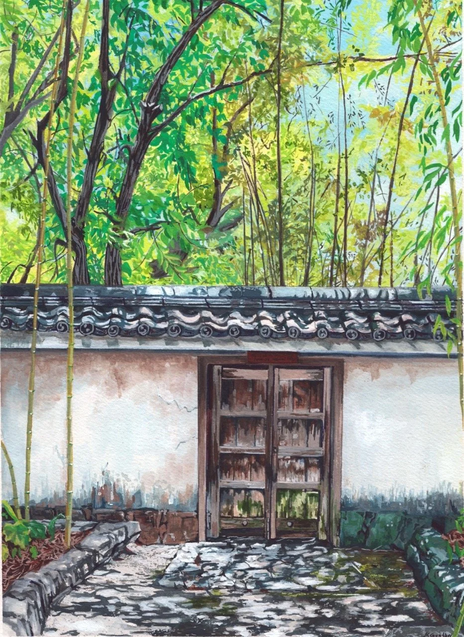Koko-en, Himeji
| Gouache on Watercolour Paper
