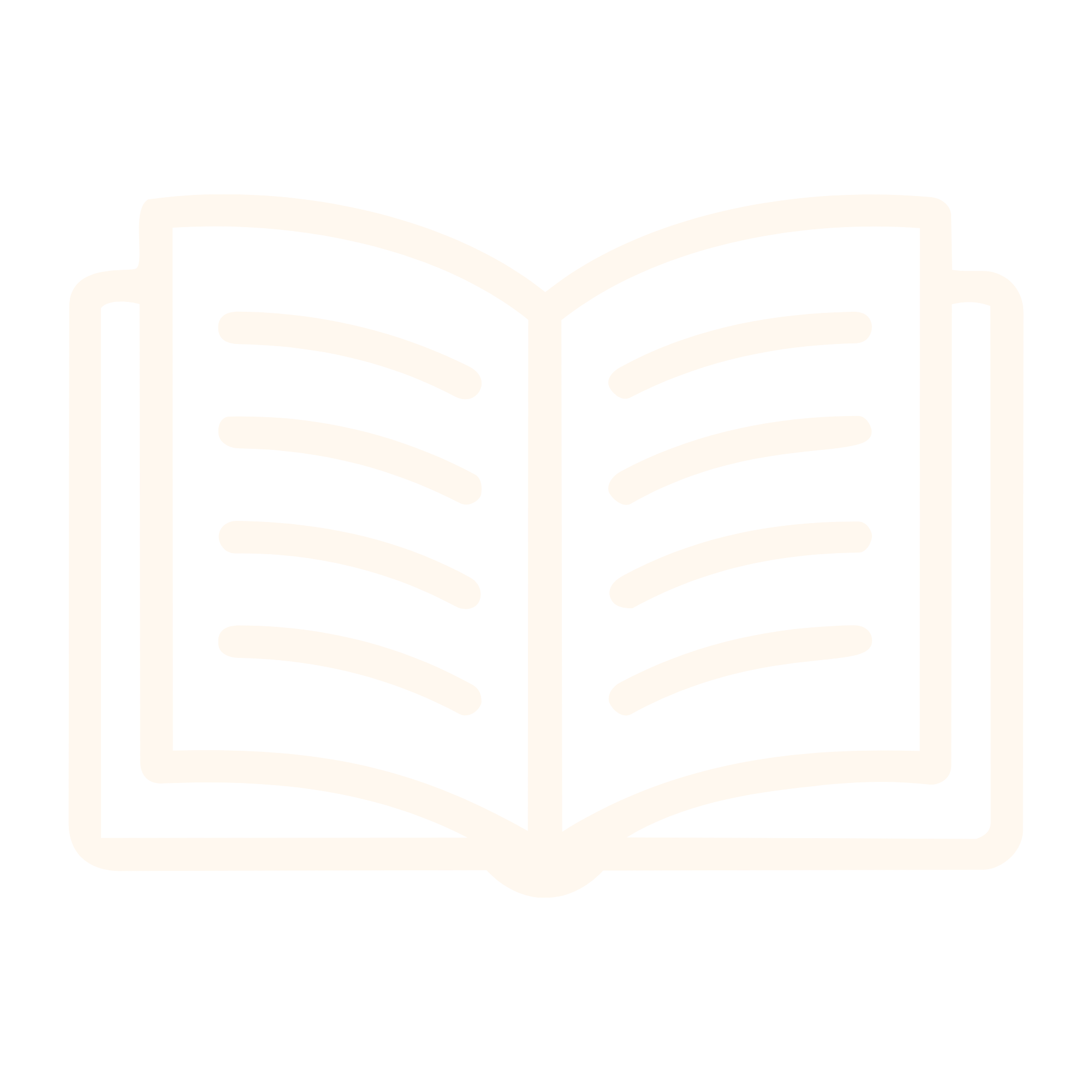 Icon of an open book with pages turned.