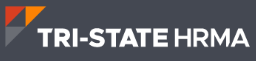 Tri-State HRMA logo with black, orange, and gray design elements.