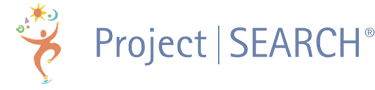 Project SEARCH logo featuring a stylized tree with colorful leaves and a person reaching towards the branches