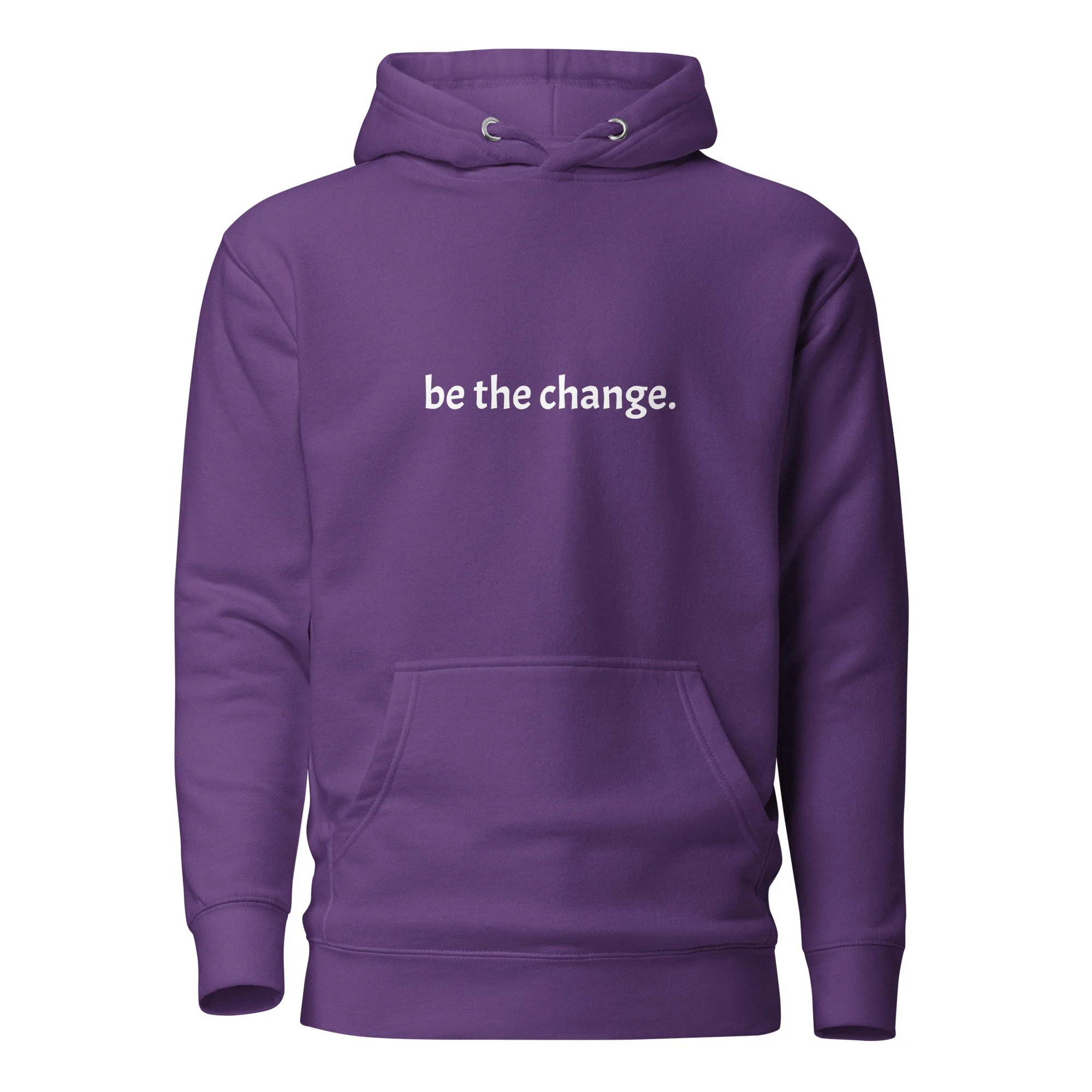 be the change unisex hoodie